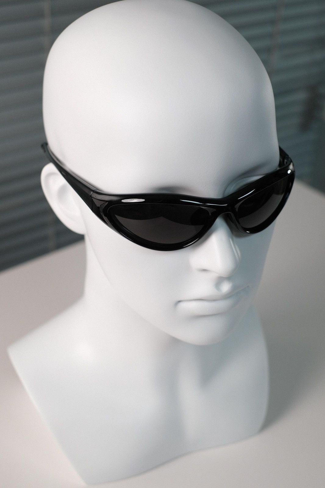Japanese Brand Vtg Y2k Avant Garde Futuristic Sunglasses Black Unisex OS Size ONE SIZE - 6 Thumbnail
