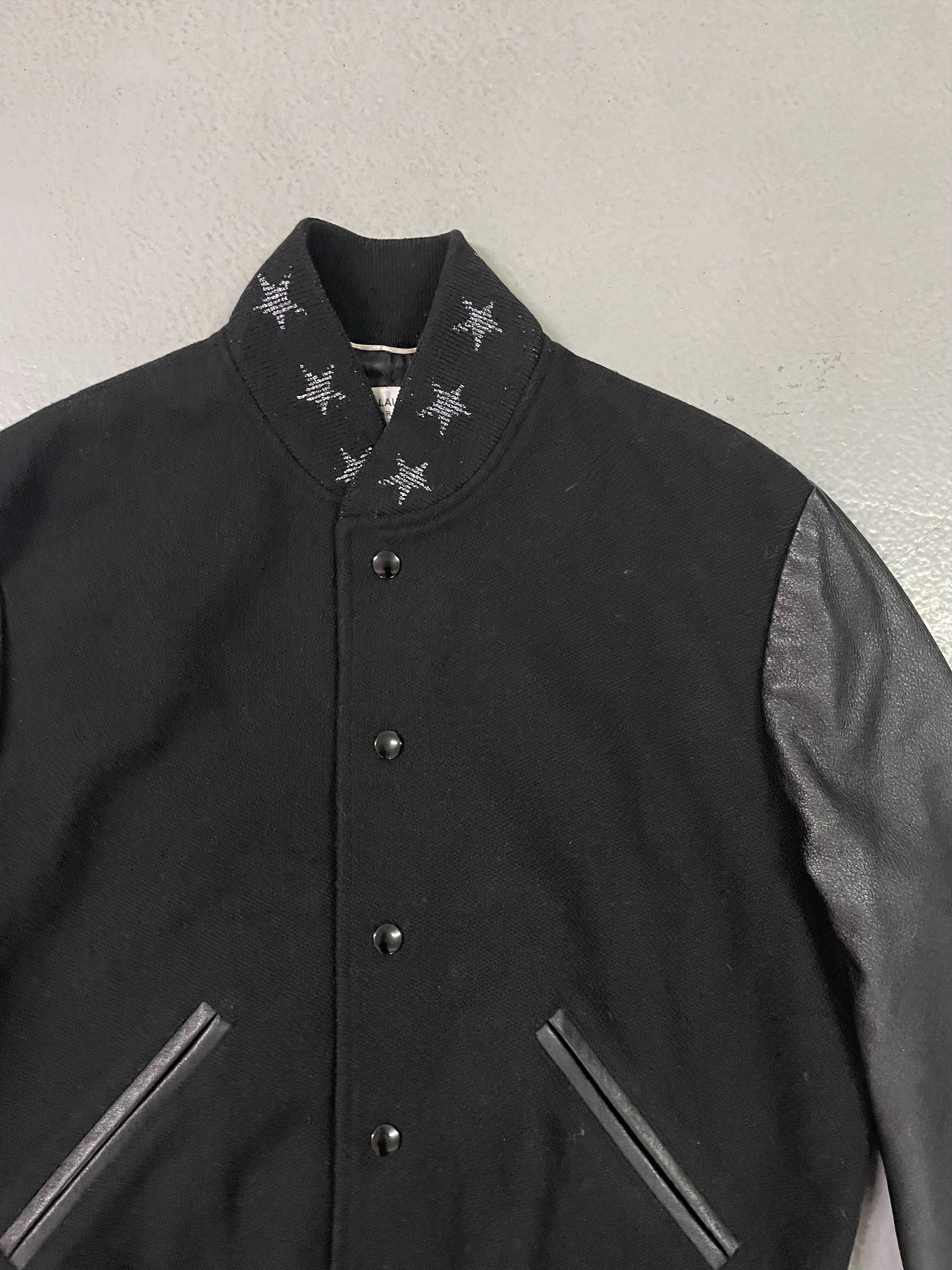 Saint Laurent Paris Saint Laurent Star Collar Leather Teddy Jacket Size US M / EU 48-50 / 2 - 3 Thumbnail