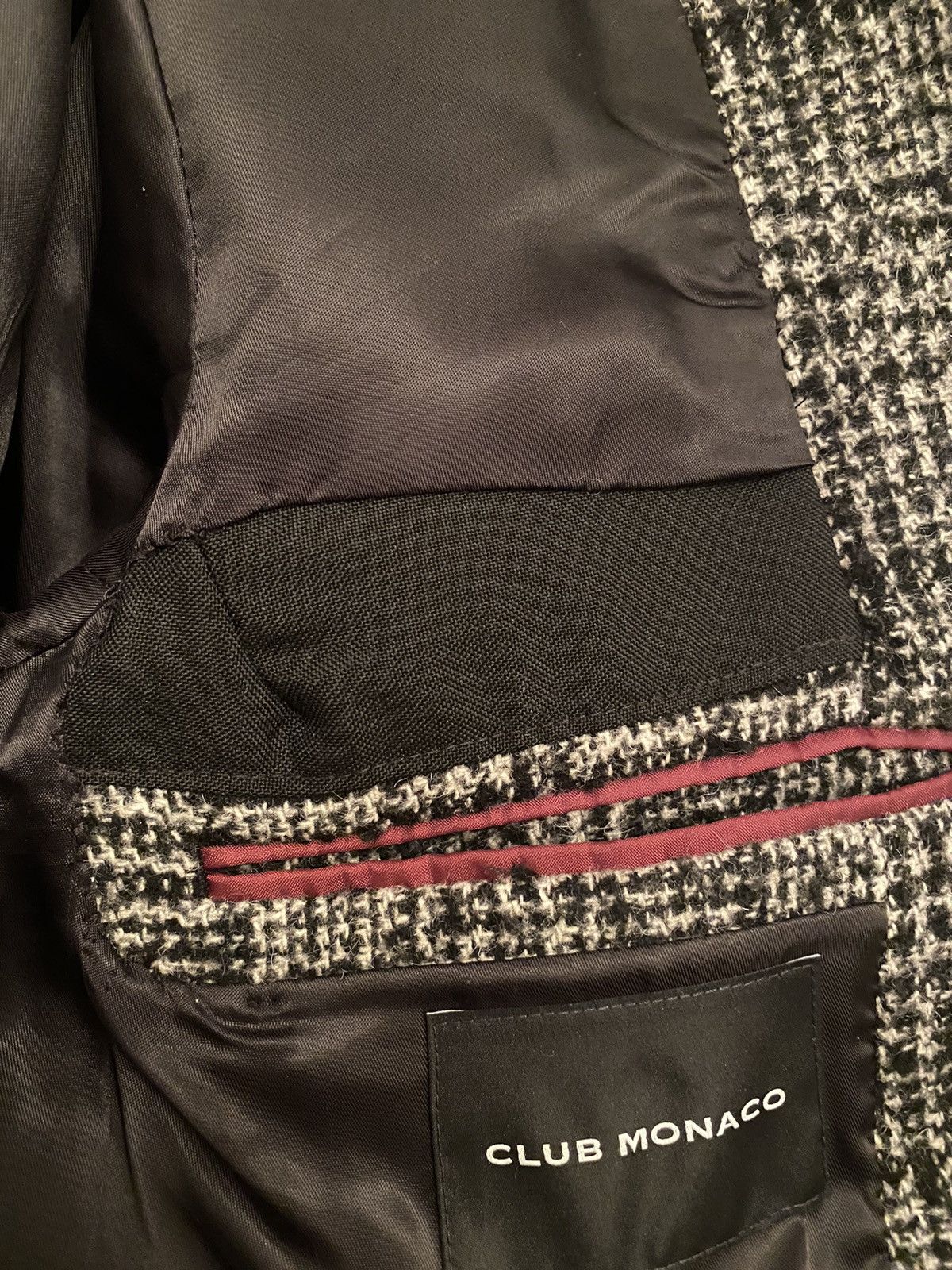 Club Monaco Textured Glen Plaid Topcoat, Size 36 Size US S / EU 44-46 / 1 - 17 Thumbnail