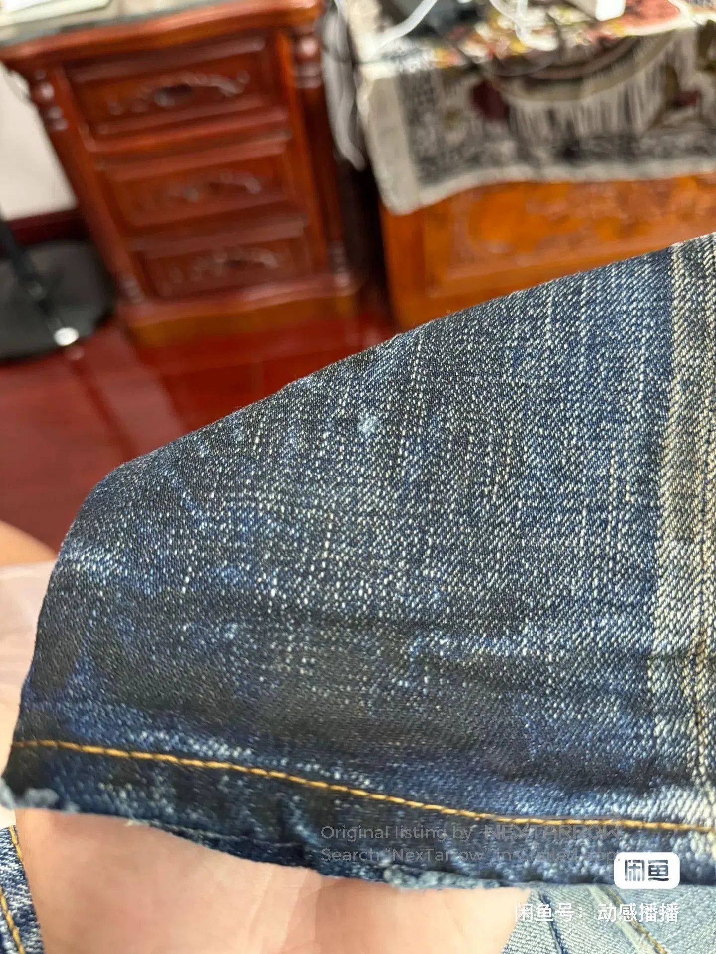 Japanese Brand DEETA Men's Slim Straight Acid Wash Jeans. Size US 30 / EU 46 - 5 Thumbnail
