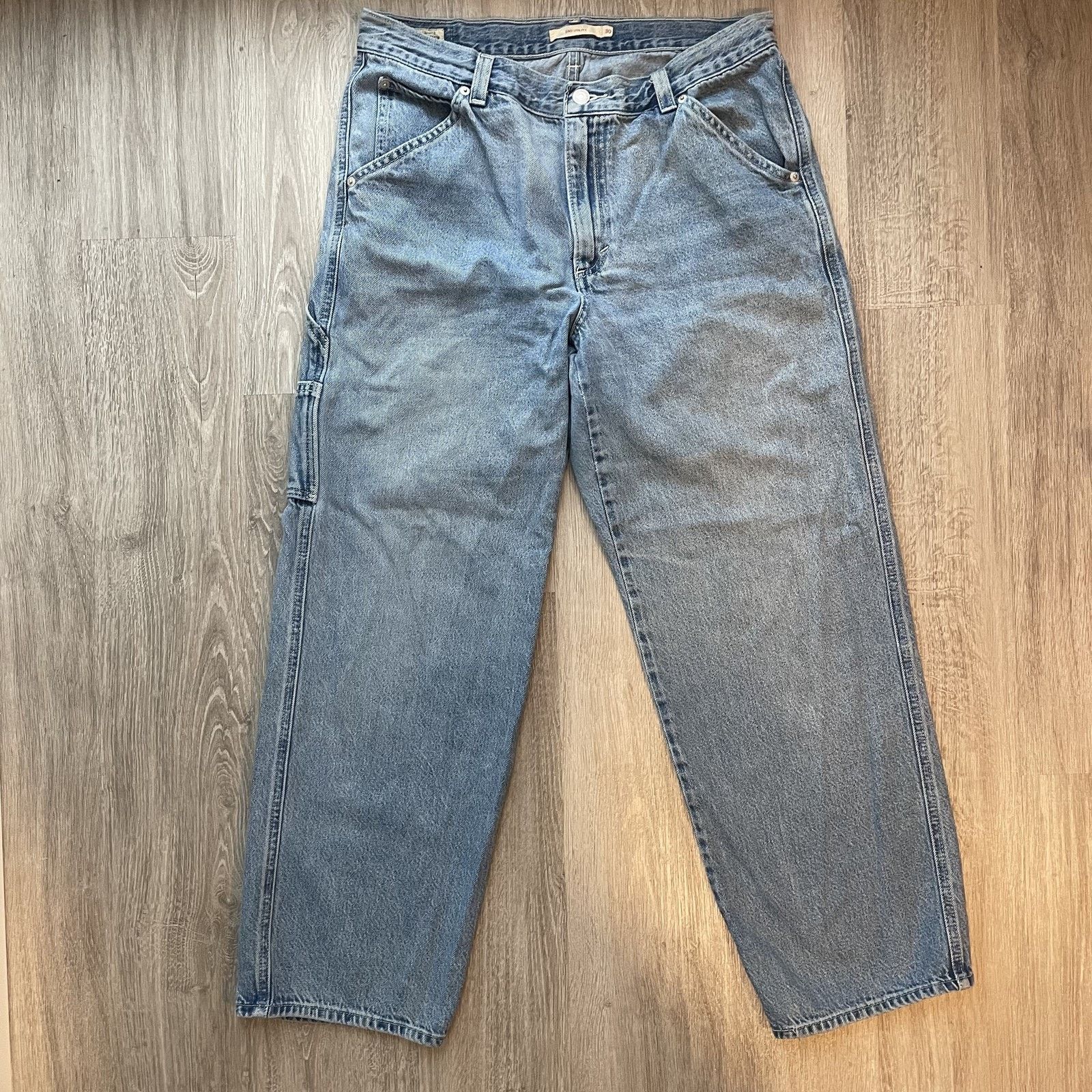 Levi's Levi's Premium Dad Utility Jeans Men's 30 Blue Relaxed Fit Size US 30 / EU 46 - 1 Thumbnail