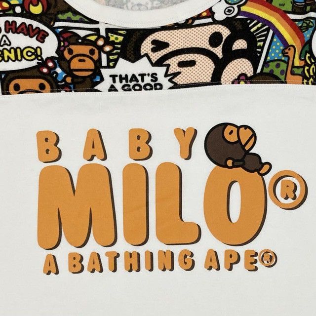 Bape BAPE Comic Milo T-shirt a bathing ape NIGO Size US L / EU 52-54 / 3 - 3 Thumbnail