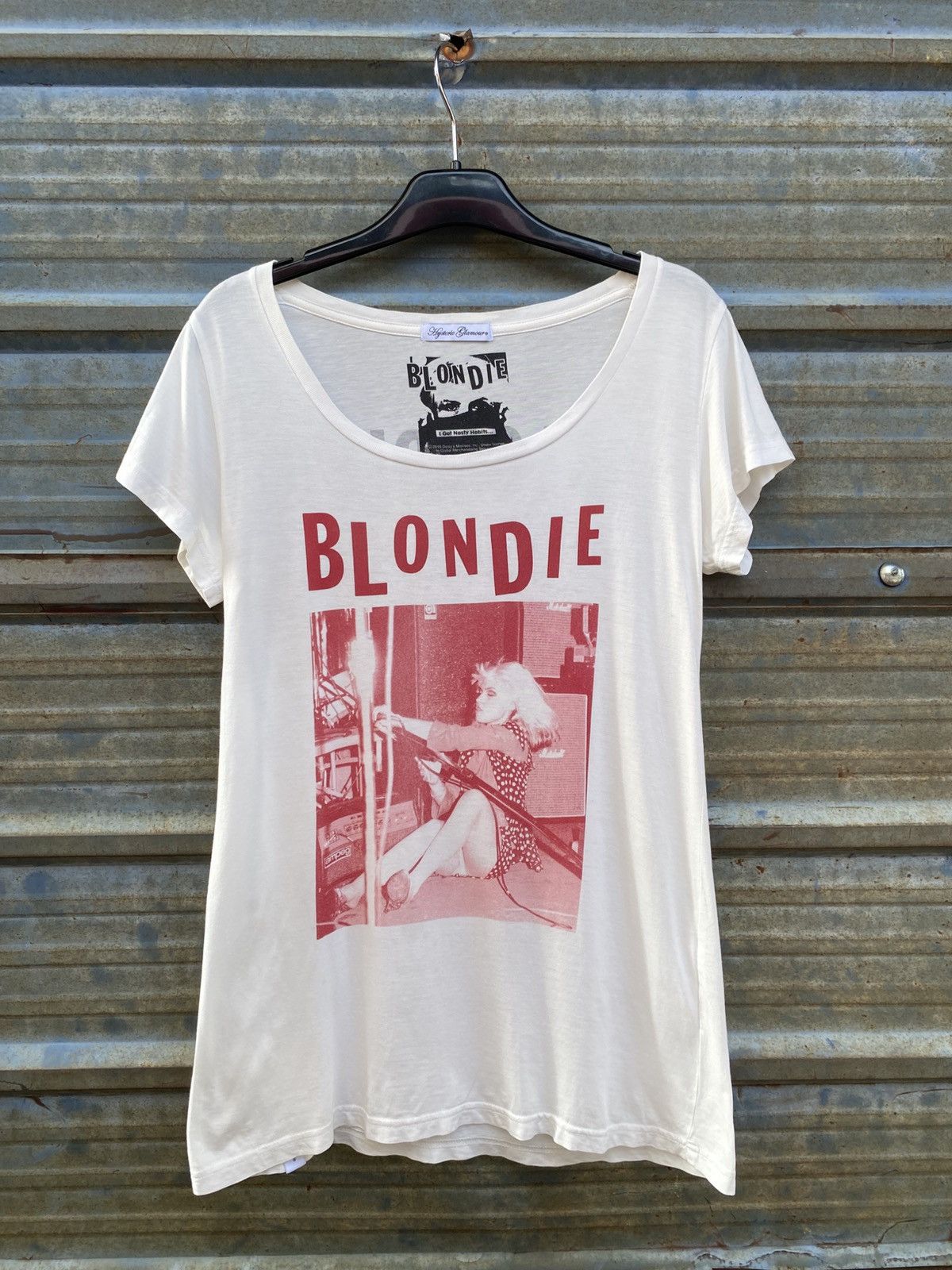 Hysteric Glamour Hysteric Glamour Blondie Is A Group Crop Long T Shirt Size ONE SIZE - 1 Thumbnail