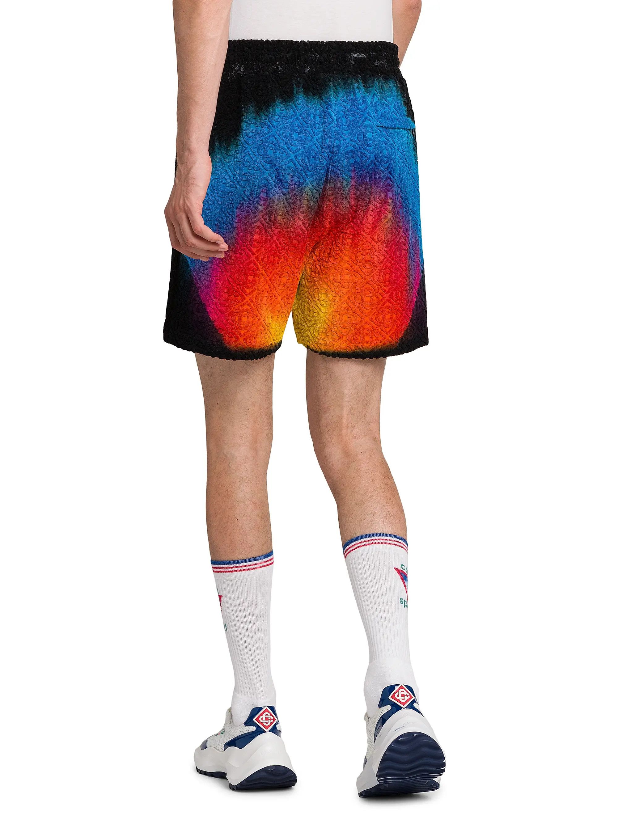 Casablanca os11x0725 Jacquard Monogram Shorts in Multicolor Size US 32 / EU 48 - 5 Thumbnail