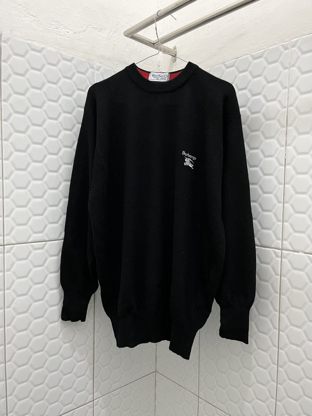 Burberry × Burberry Prorsum Vintage Burberrys Wool Sweater Size US L / EU 52-54 / 3 - 1 Thumbnail