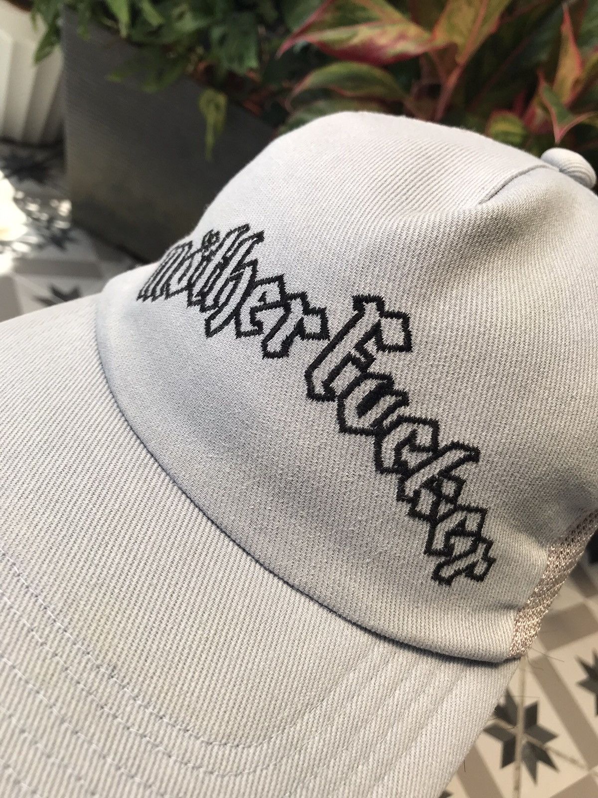 Japanese Brand × Pledge EMBROIDERY MOTHERFUCKER CAP HAT BY PLEDGE Size ONE SIZE - 6 Thumbnail
