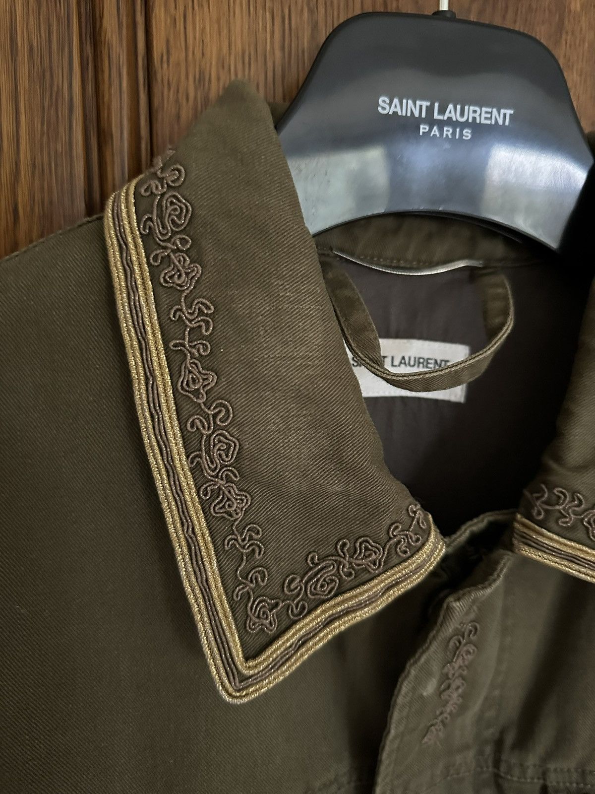 Saint Laurent Paris $2290 SS19 Saint Laurent sleeveless embroidered jacket 50 Size US M / EU 48-50 / 2 - 15 Thumbnail