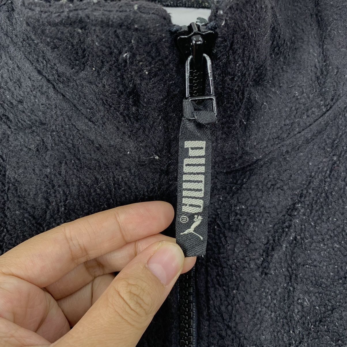 Puma × Vintage Vintage PUMA Sportswear Fleece Half Zipper Sweatshirt Size US L / EU 52-54 / 3 - 8 Thumbnail