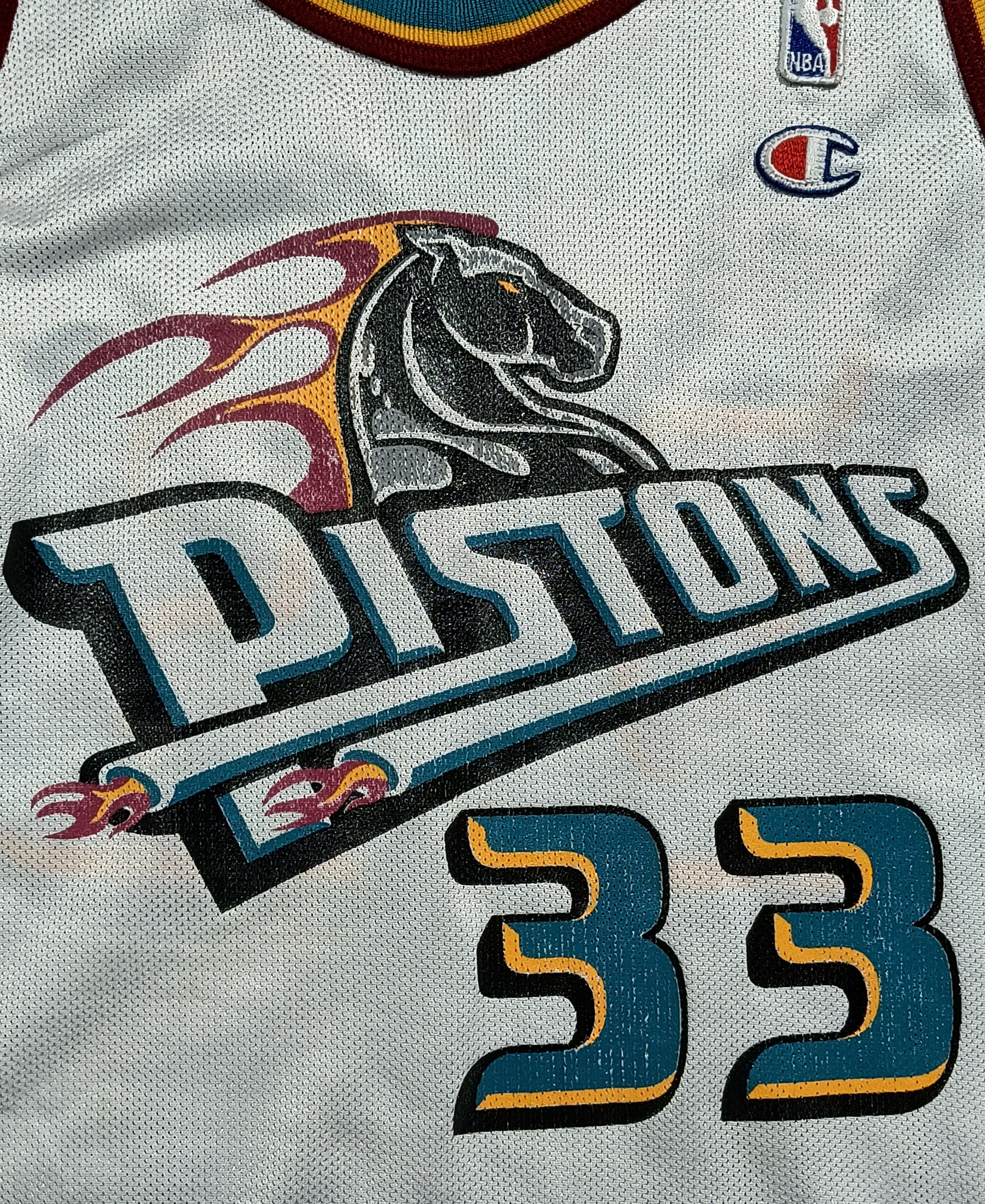 Champion Vintage Detroit Pistons Grant Hill #33 90s jersey Size US L / EU 52-54 / 3 - 1 Thumbnail