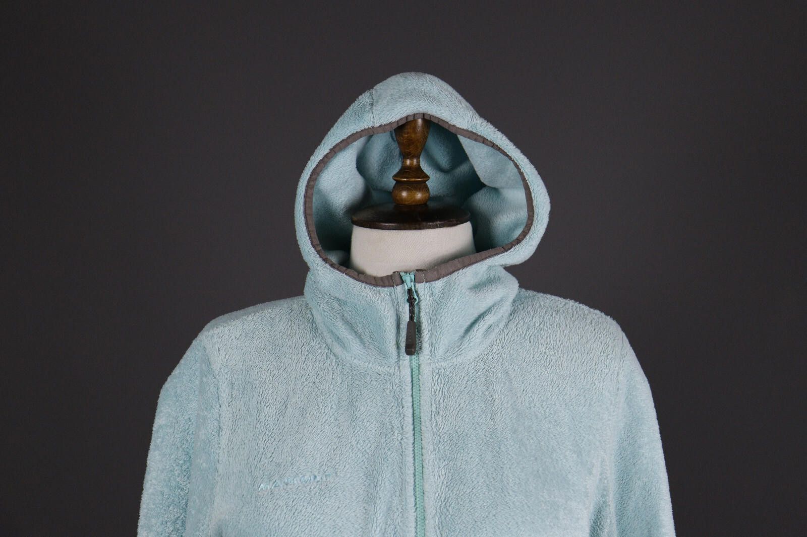 Mammut Mammut Blue Full Zip Hooded Soft Fleece Sweater Size L Size L / US 10 / IT 46 - 2 Thumbnail