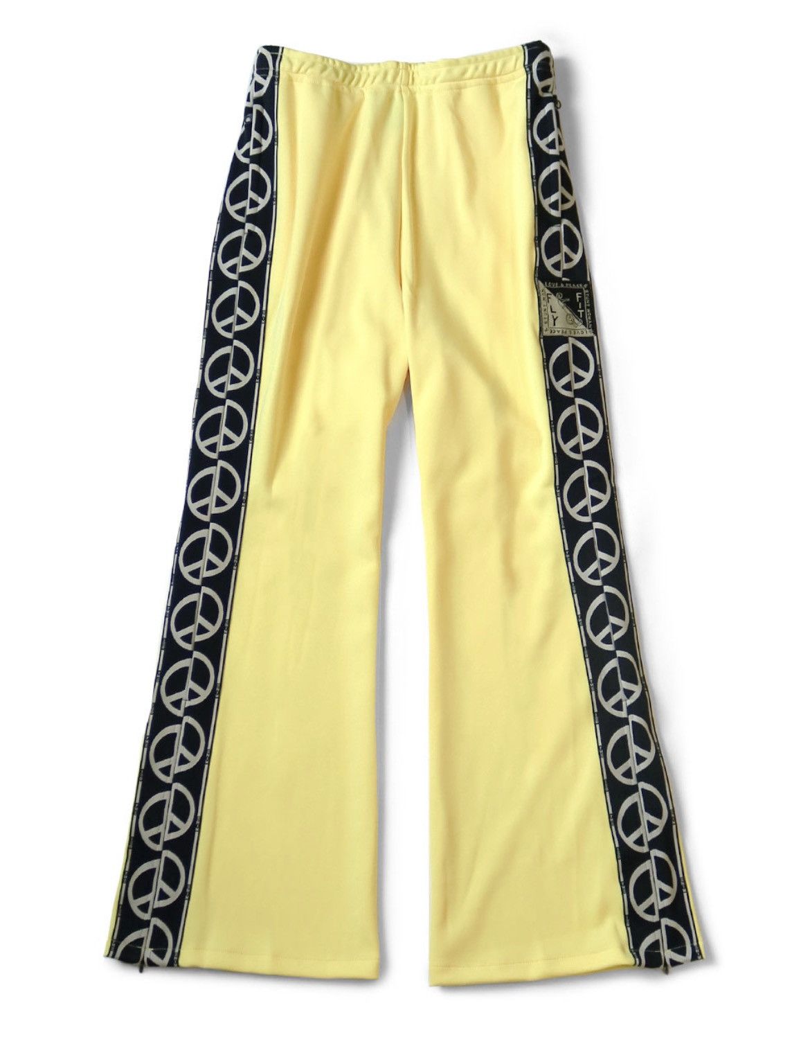 Kapital Kapital TH.D.D peace smooth jersey flare track pants Size US 36 / EU 52 - 1 Preview