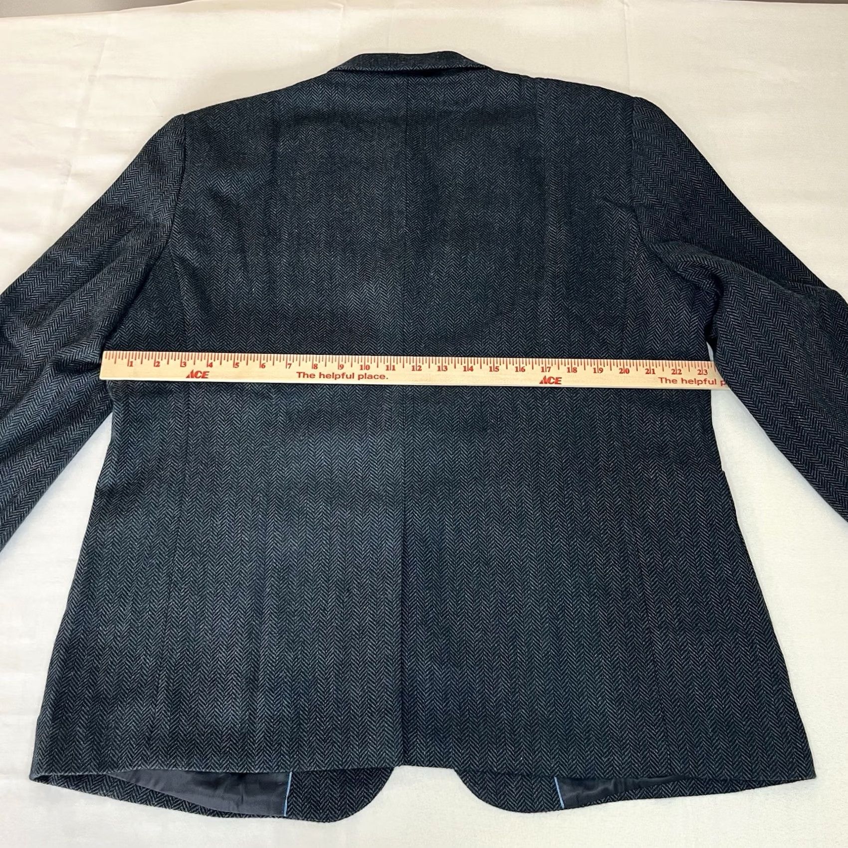 Vintage Paul Jones Blazer Jacket Mens XL Business Casual Sport Coat Navy Blue Size 46R - 6 Thumbnail
