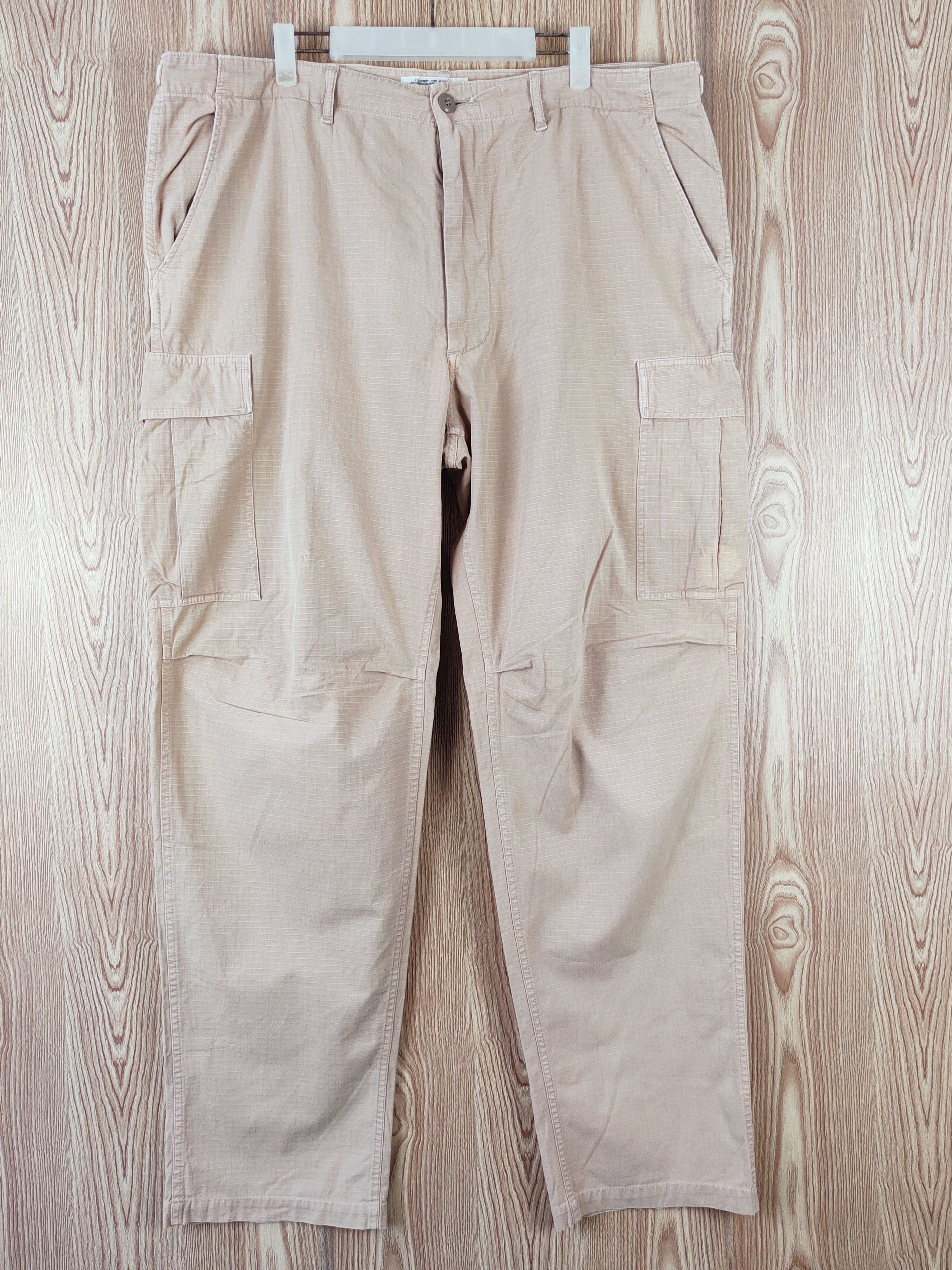 Avirex Avirex Beige Multipocket Tactical Cargo Pants #W118 Size US 43 - 1 Thumbnail