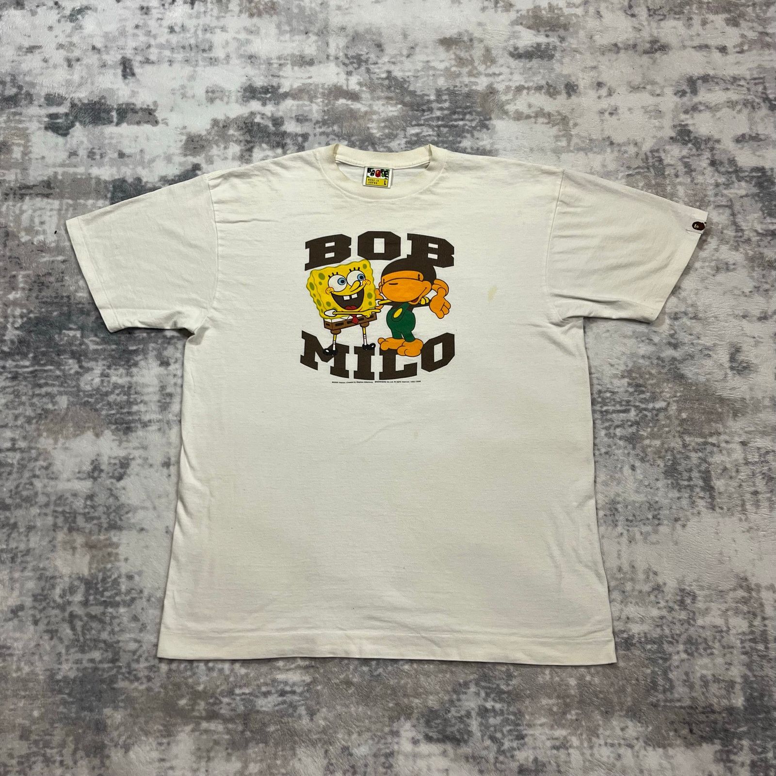 Bape × Nickelodeon Authentic Bape x SpongeBob 2008 Tee L Size US L / EU 52-54 / 3 - 1 Thumbnail