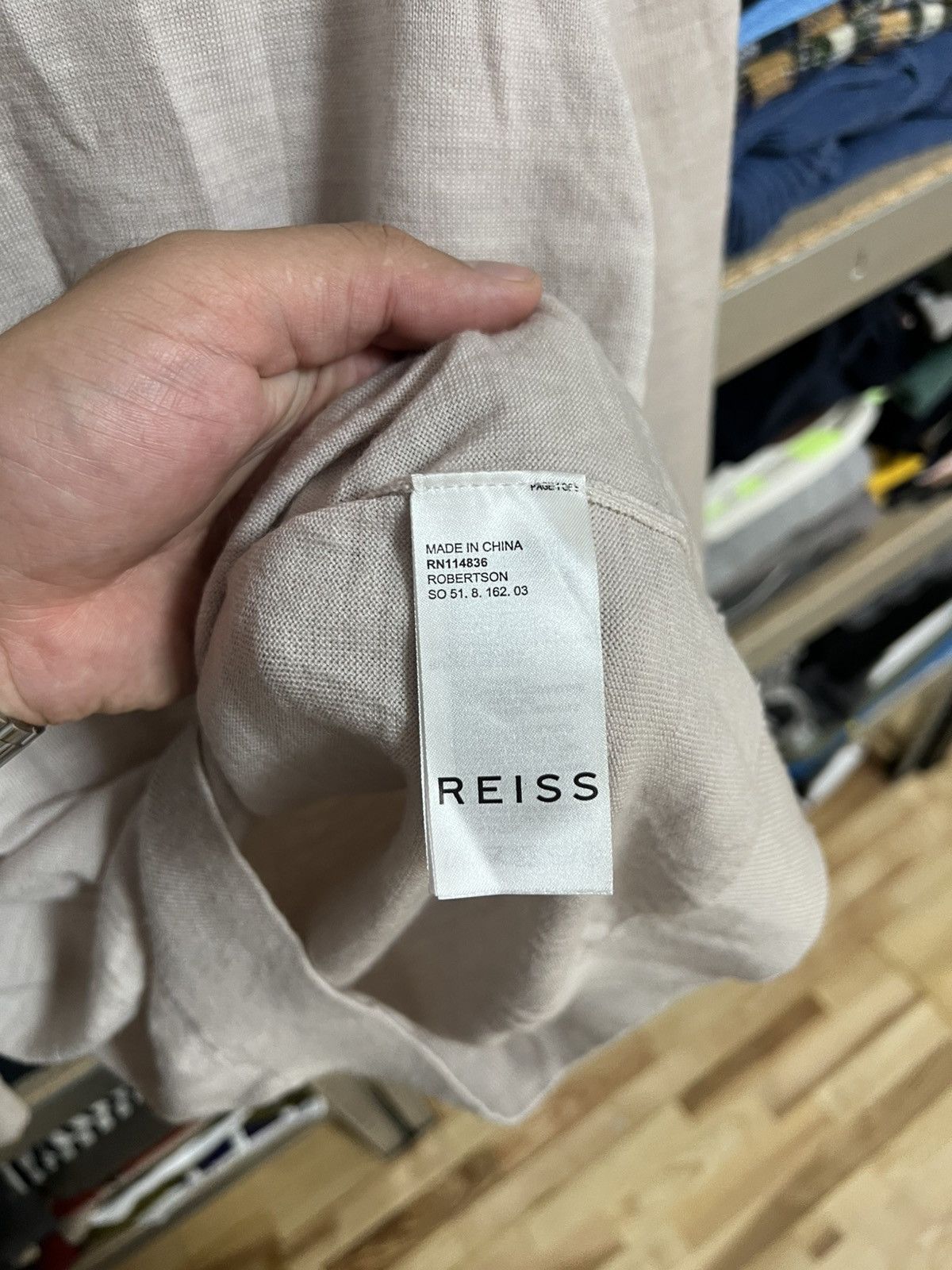 Reiss Reiss 1/4 Zip Wool Collared Sweater Long Sleeve Pullover L Size US L / EU 52-54 / 3 - 4 Thumbnail