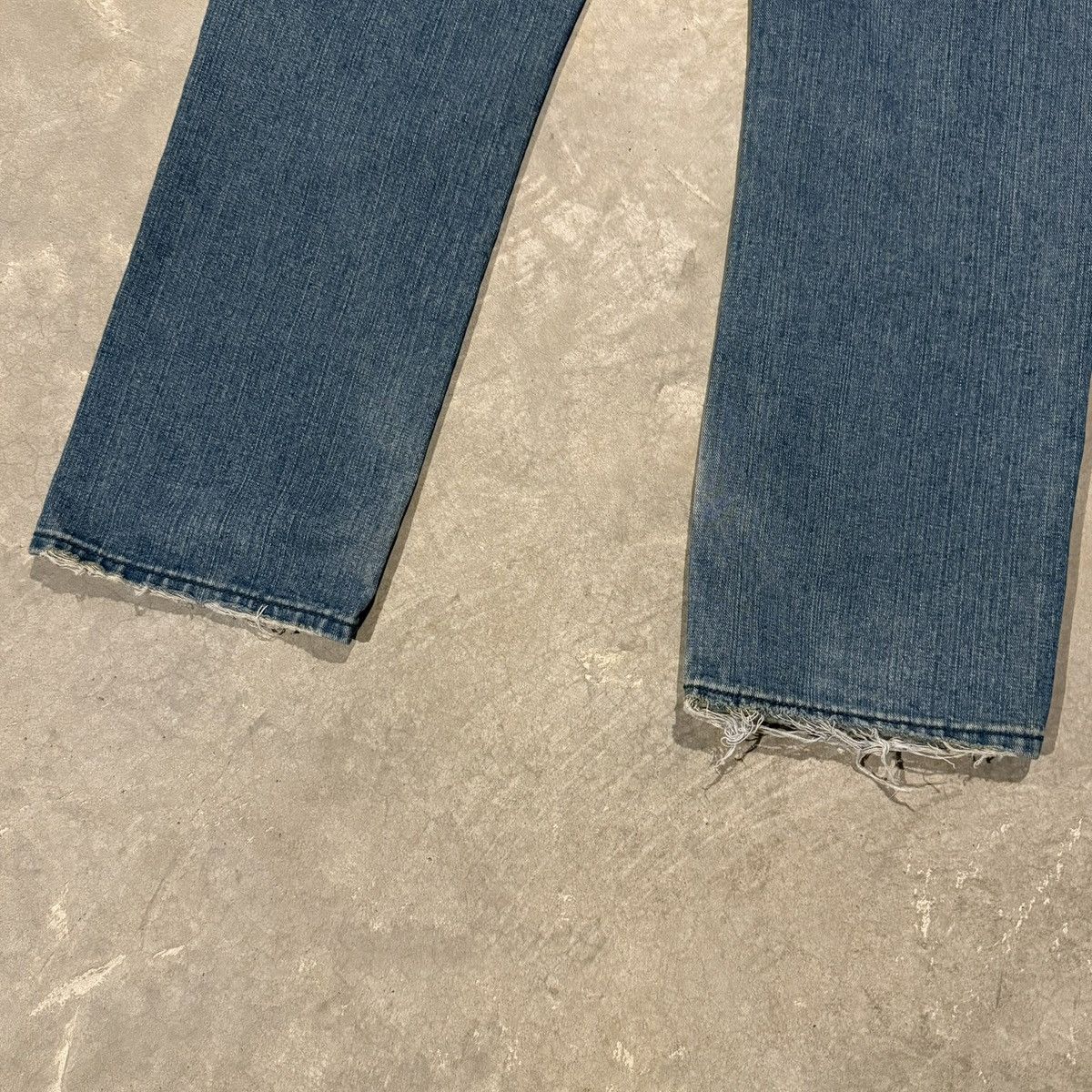 Vintage Vintage 2000s Faded Distressed Baggy Jeans ERD Grunge Y2K Size US 36 / EU 52 - 9 Thumbnail