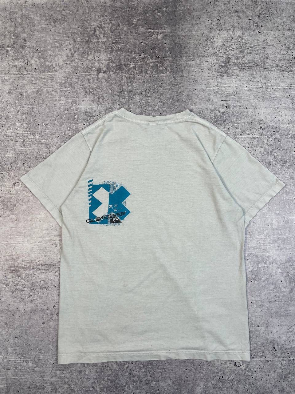 Quiksilver Vintage 90s Quiksilver Big Logo Tee T-Shirt Y2K Size US L / EU 52-54 / 3 - 5 Thumbnail