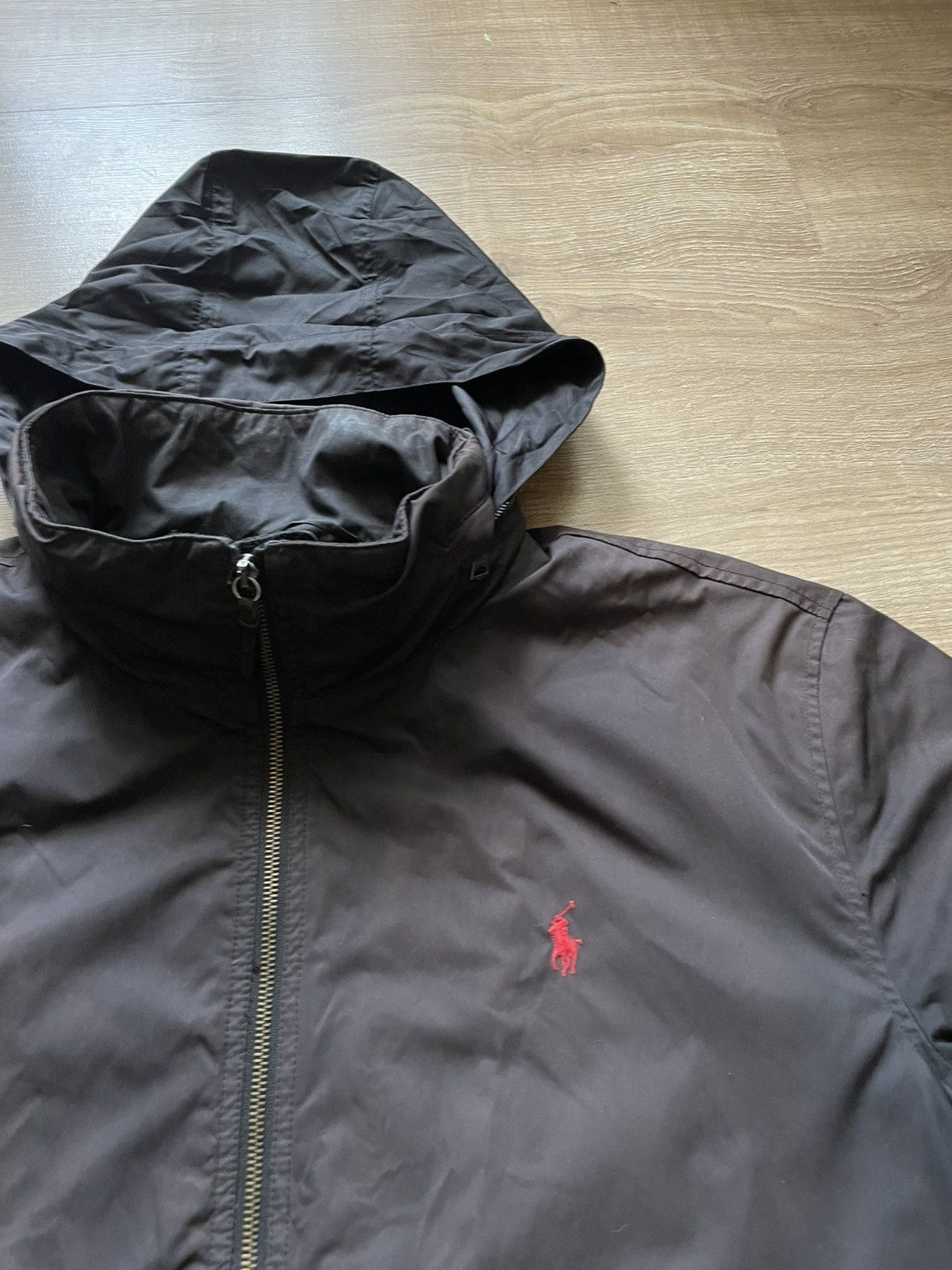 Polo Ralph Lauren Vintage Polo Ralph Lauren Full Zip Hidden Hood Jacket Size US XXL / EU 58 / 5 - 6 Thumbnail