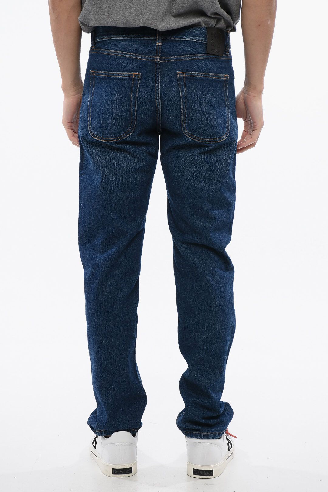 Off-White og1mm0525 Tapered Fit Jeans in Blue Size US 30 / EU 46 - 2 Thumbnail
