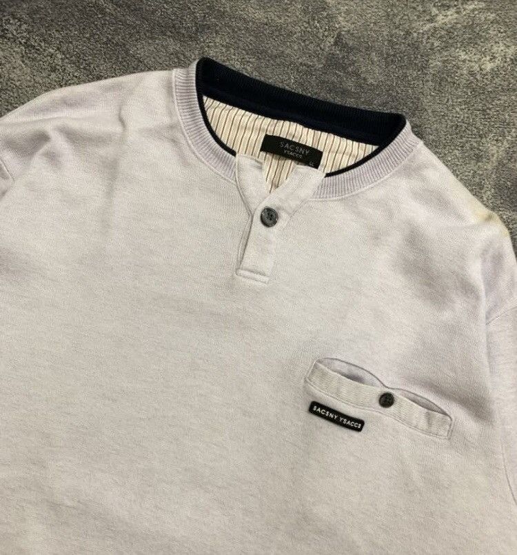 Designer × Y's × Yohji Yamamoto Vintage Sacsny Y'Saccs Half Button Size US L / EU 52-54 / 3 - 2 Thumbnail