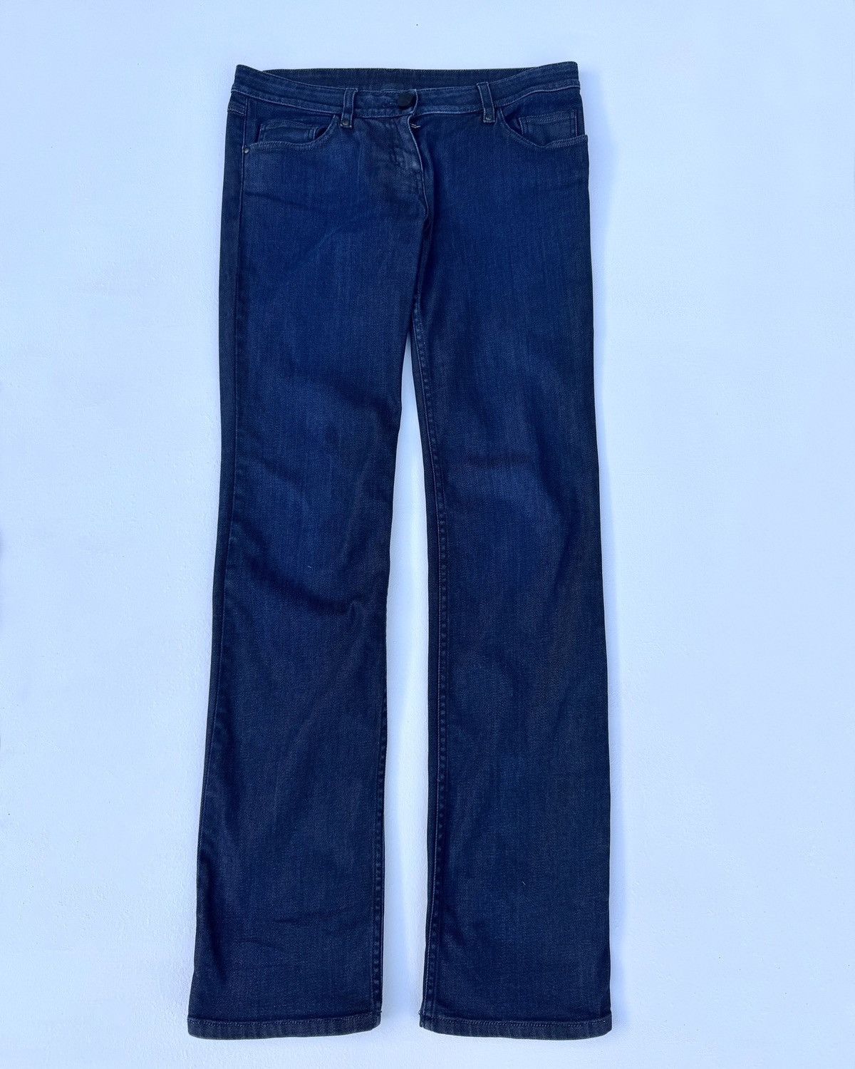 Fendi Fendi Petrol Low Waist Denim Pants Size US 31 - 1 Thumbnail