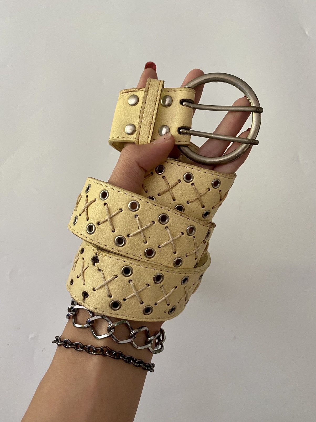 Beauty Beast × If Six Was Nine × Vintage vintage studded leather belt Size ONE SIZE - 1 Thumbnail