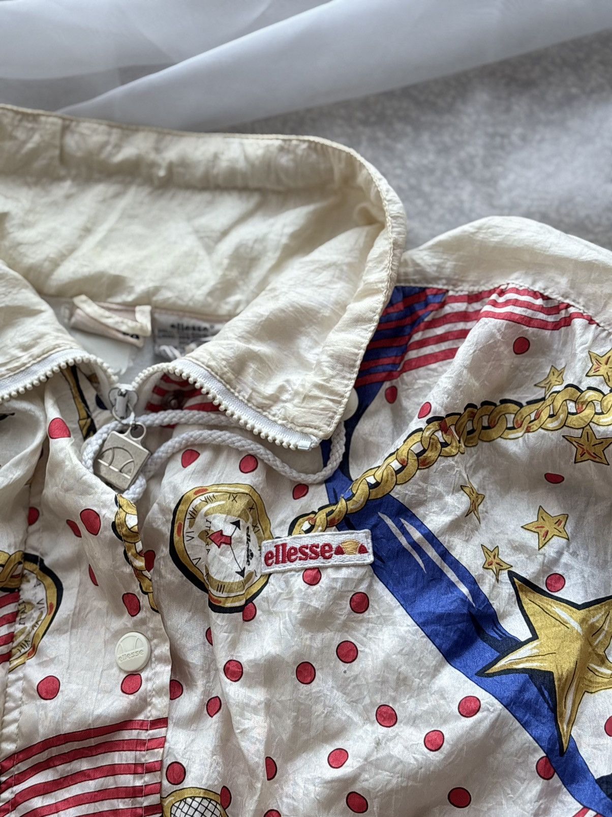 Ellesse RARE Vintage 90s Ellesse Bomber Jacket Size XS / US 0-2 / IT 36-38 - 5 Thumbnail