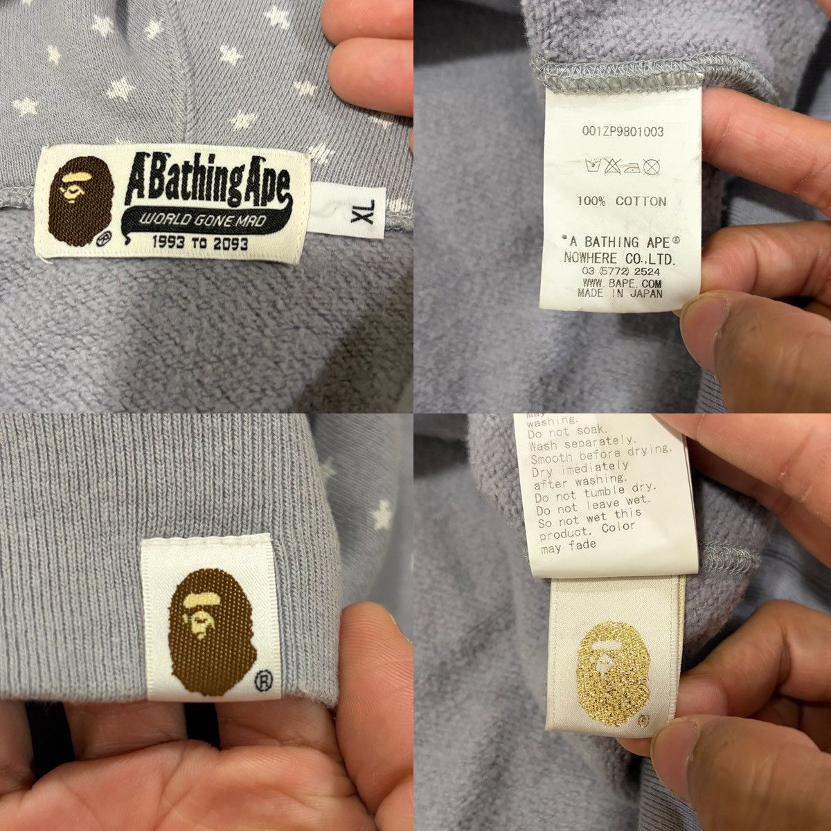 Bape Bapesta logo full zip hoodie Size US XL / EU 56 / 4 - 6 Thumbnail