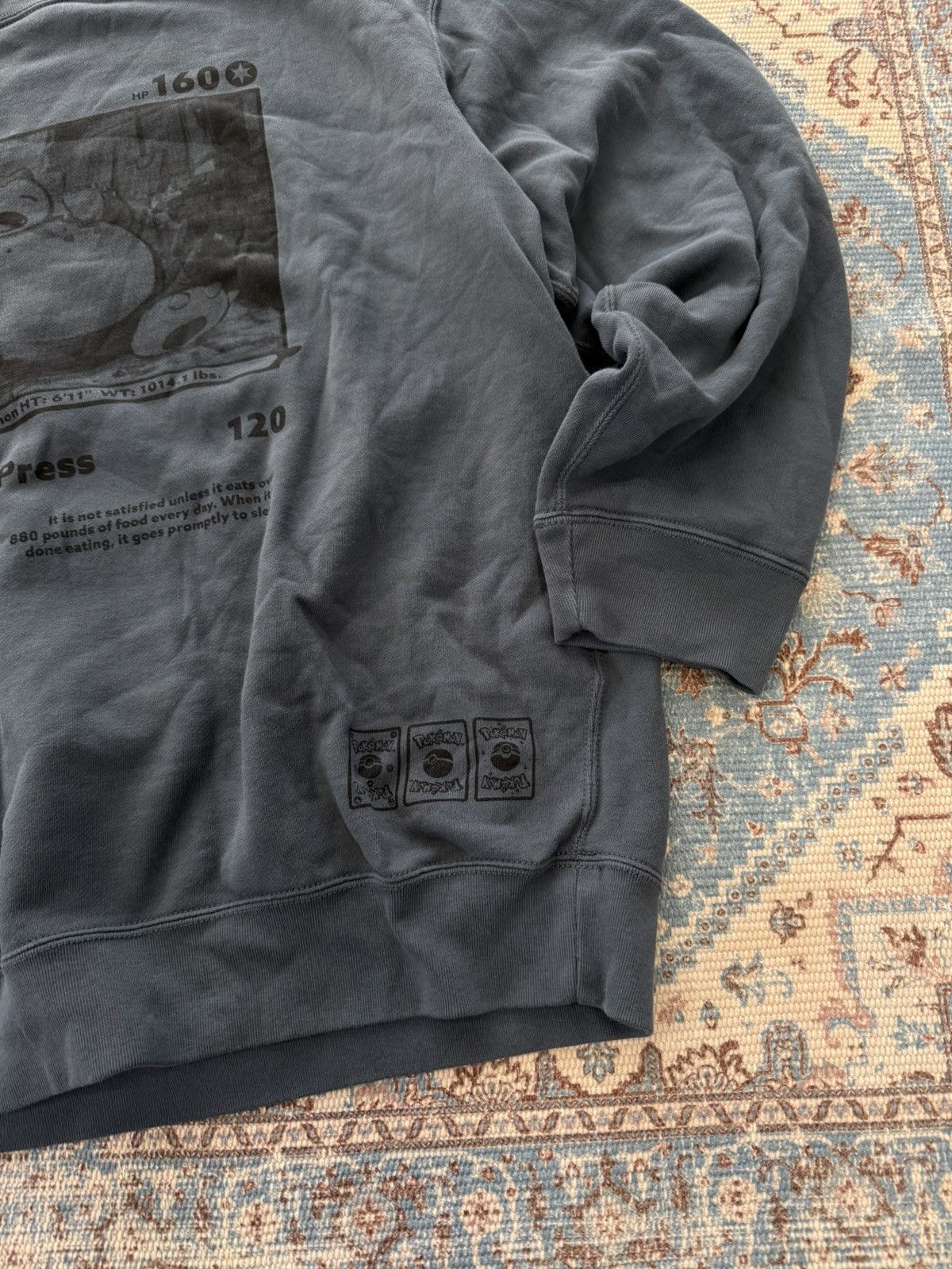 Uniqlo Rare Uniqlo x Pokemon Snorlax 2025 Nintendo Sweatshirt Size US XL / EU 56 / 4 - 3 Thumbnail