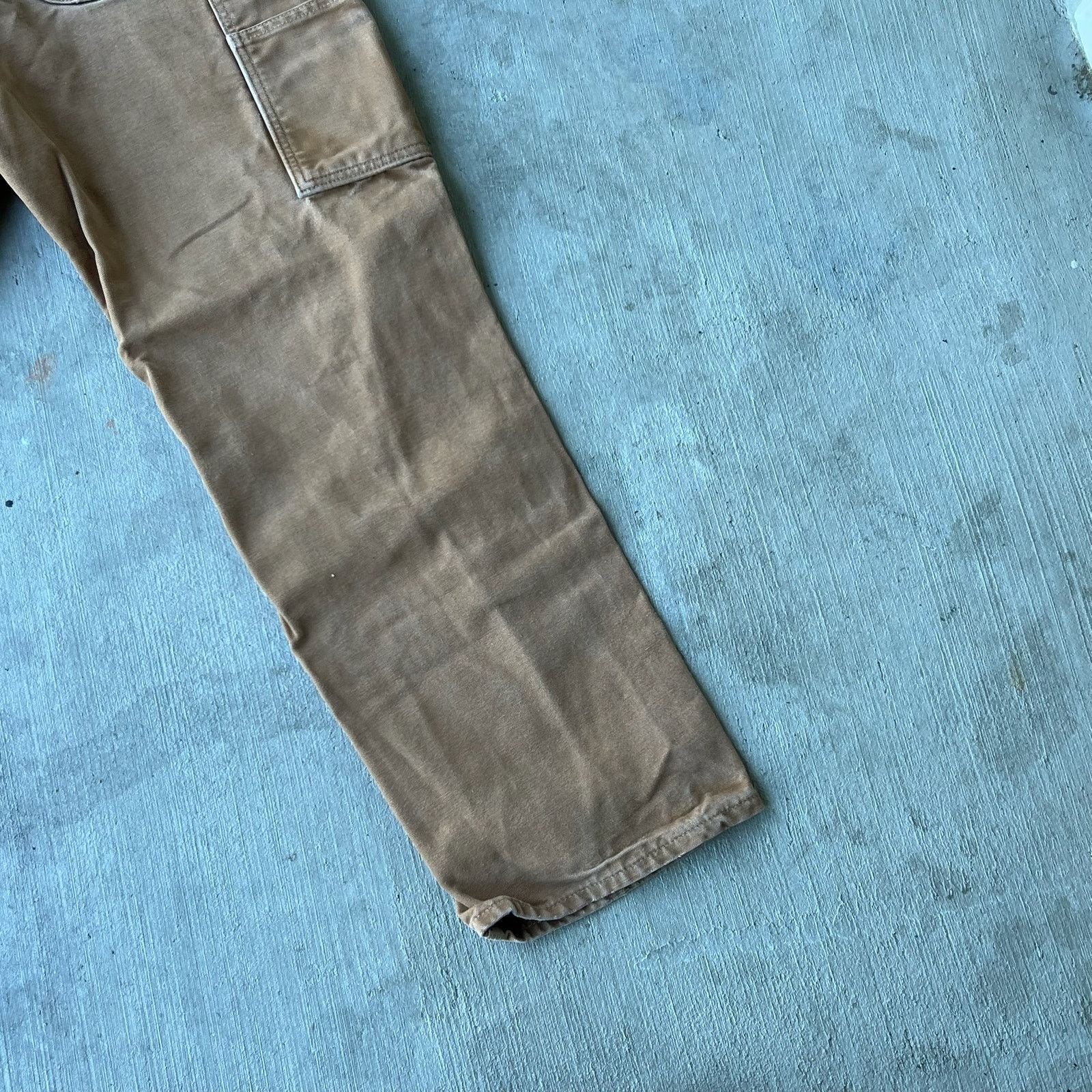 Carhartt × Vintage Carhartt brown double knee work wear carpenter pants Size US 32 / EU 48 - 10 Thumbnail