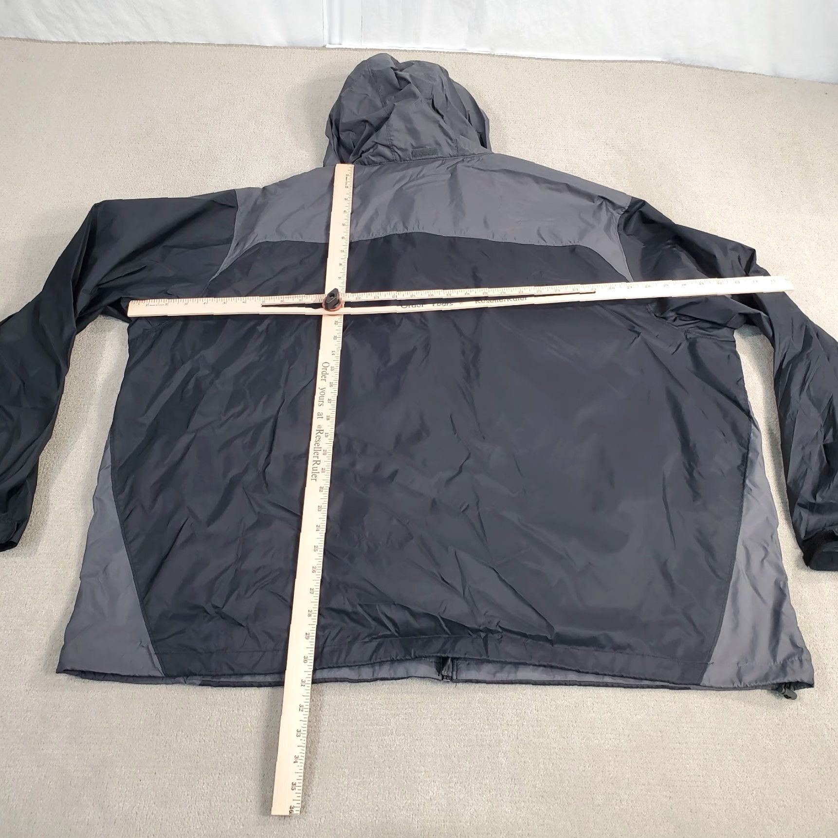 Vintage Columbia Jacket Mens 4X Gray Windbreaker Hooded Full Zip Outdoors Lightweight Size US XXL / EU 58 / 5 - 5 Thumbnail