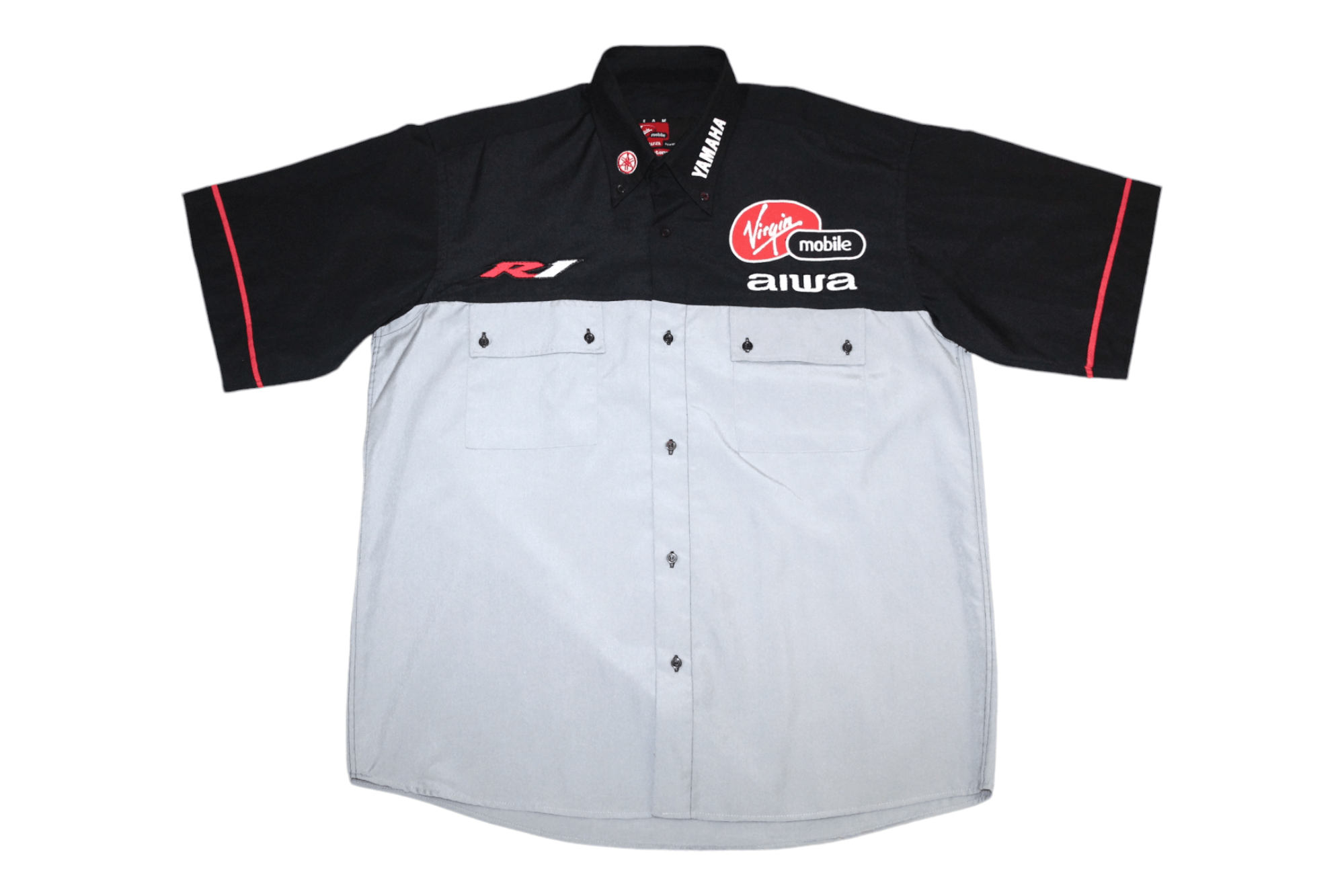 Yamaha VTG Team Virgin Mobile Aiwa Yamaha R1 Baggy Mechanic Shirt Size US XXL / EU 58 / 5 - 4 Thumbnail