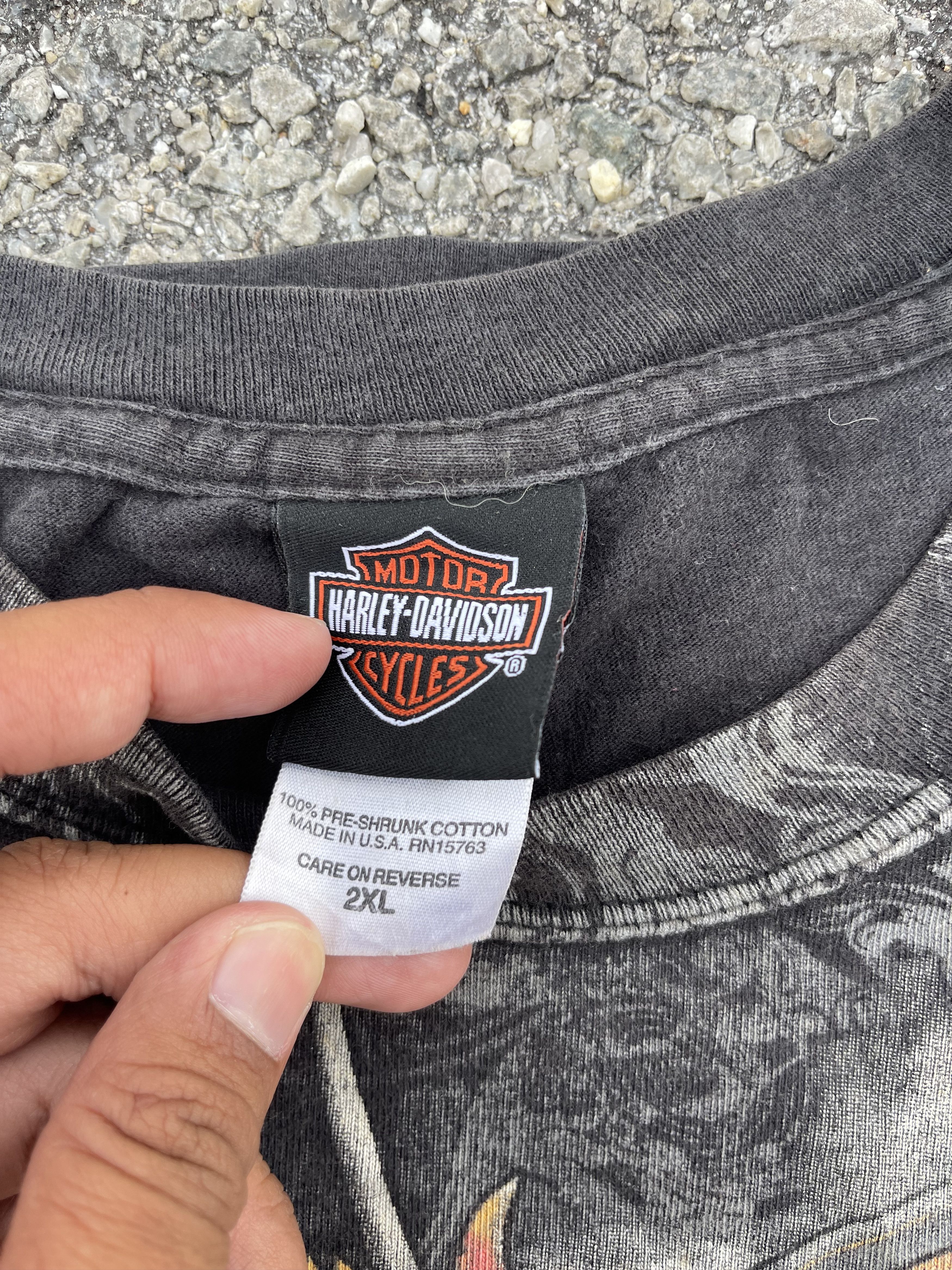 Harley Davidson × Vintage Vtg y2k Harley Davidson “Smokey Mountain” Tee Travis Scott Size US XXL / EU 58 / 5 - 3 Thumbnail