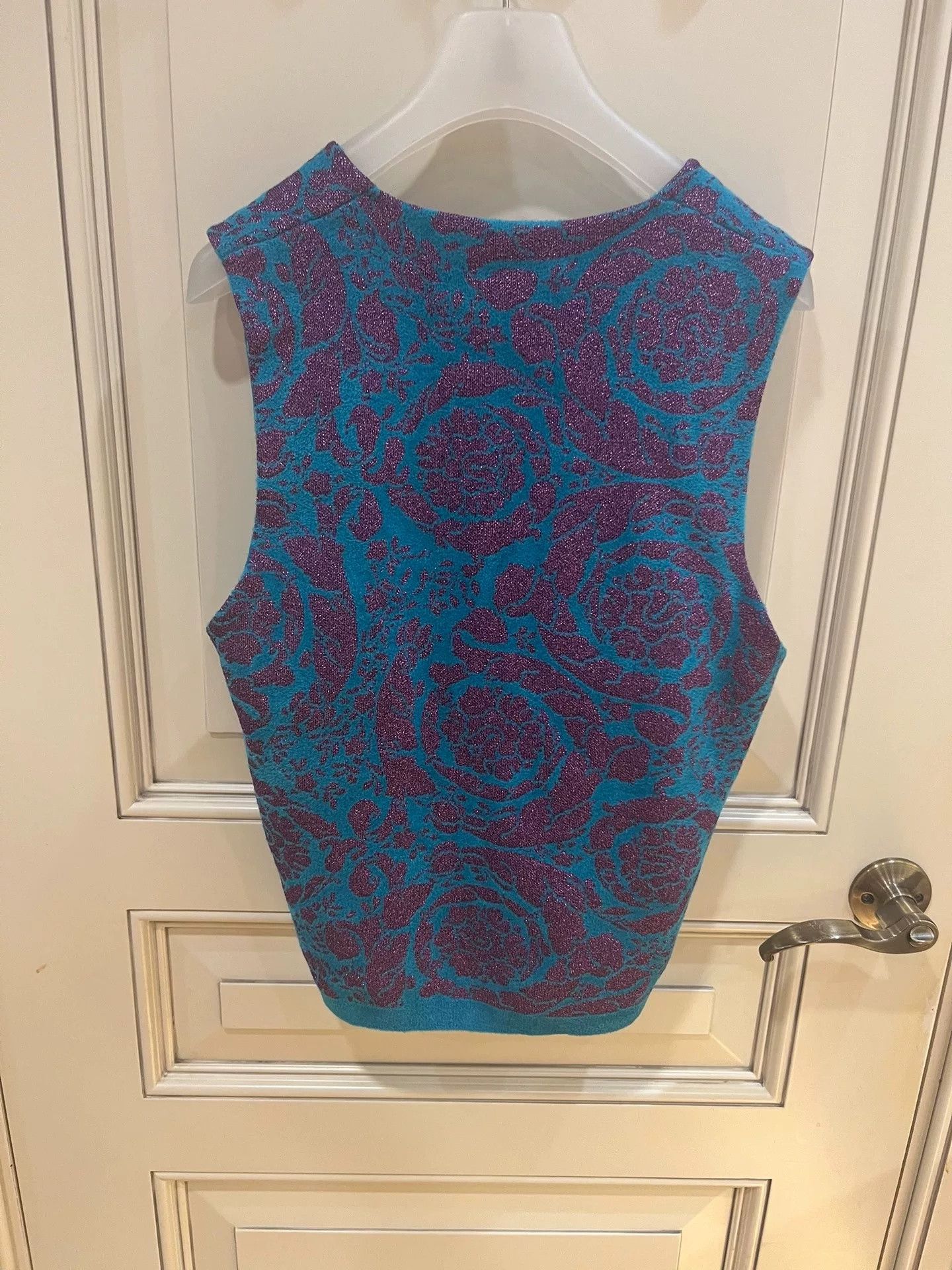 Versace Versace Baroque Knit Vest Shirt Size US M / EU 48-50 / 2 - 5 Thumbnail