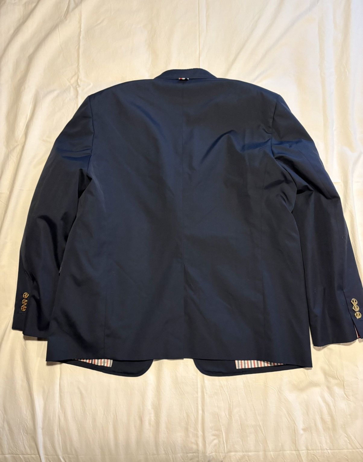 Thom Browne Thom Browne padded shoulders navy blazer. Size US L / EU 52-54 / 3 - 12 Thumbnail