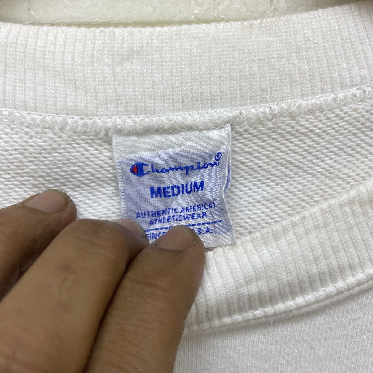 Champion 💥Champion White Crewneck Size US M / EU 48-50 / 2 - 4 Thumbnail