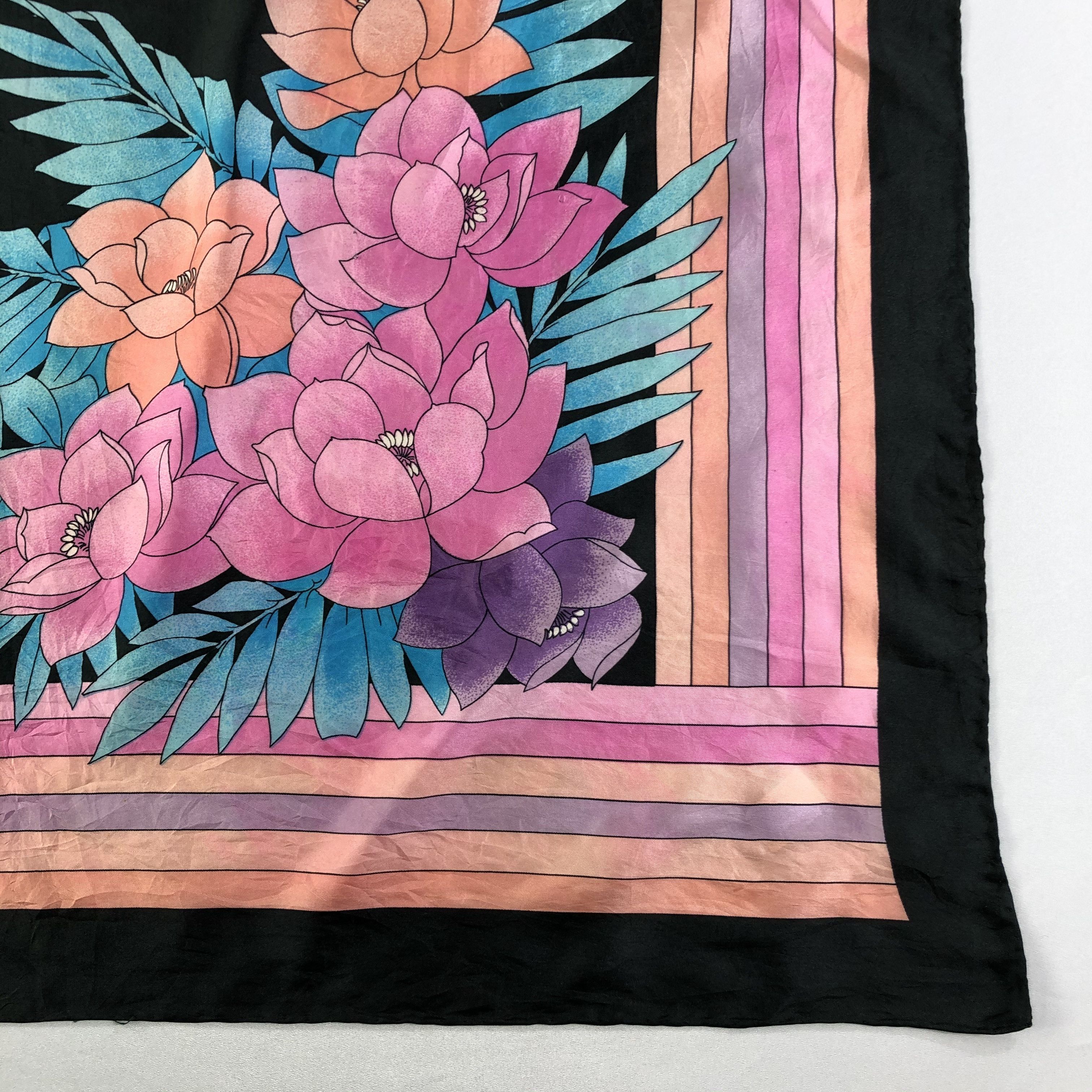 Vintage Vintage Silk Scarf Size ONE SIZE - 3 Thumbnail