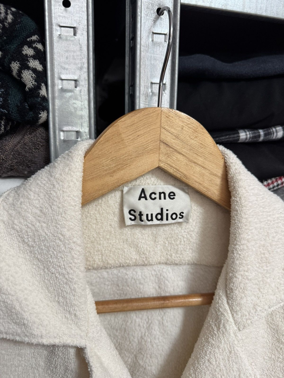 Acne Studios Acne Studios Terry Cloth Button Up Shirt Short Sleeve Tee Size US S / EU 44-46 / 1 - 6 Thumbnail