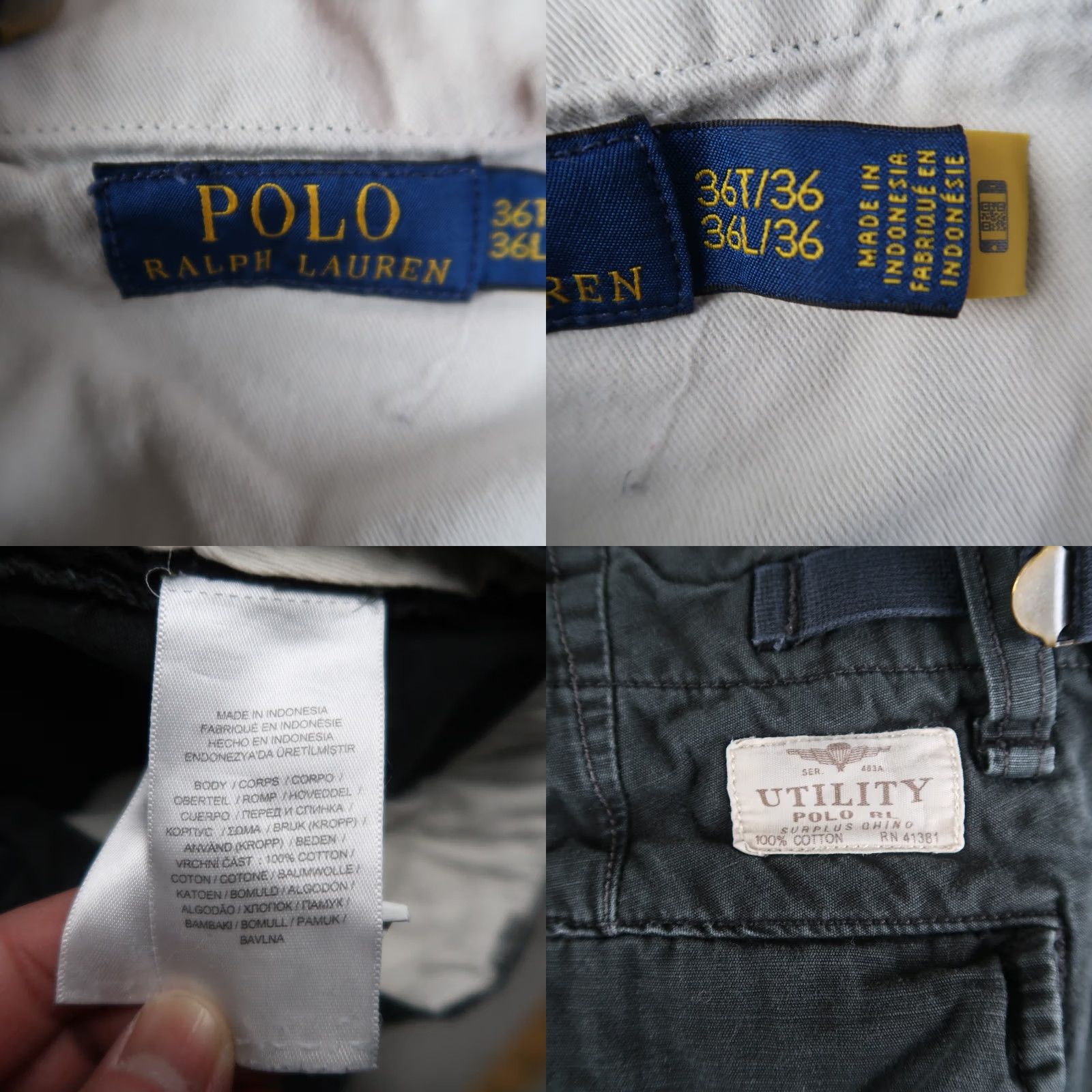 Polo Ralph Lauren Polo Ralph Lauren Pants 36X36 Cargo Surplus Utility Chino Military Pocket Cargo Straight Size US M / EU 48-50 / 2 - 9 Thumbnail