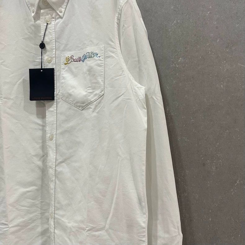 Louis Vuitton Louis Vuitton Colored Hot Diamond Shirt Size US XL / EU 56 / 4 - 3 Thumbnail