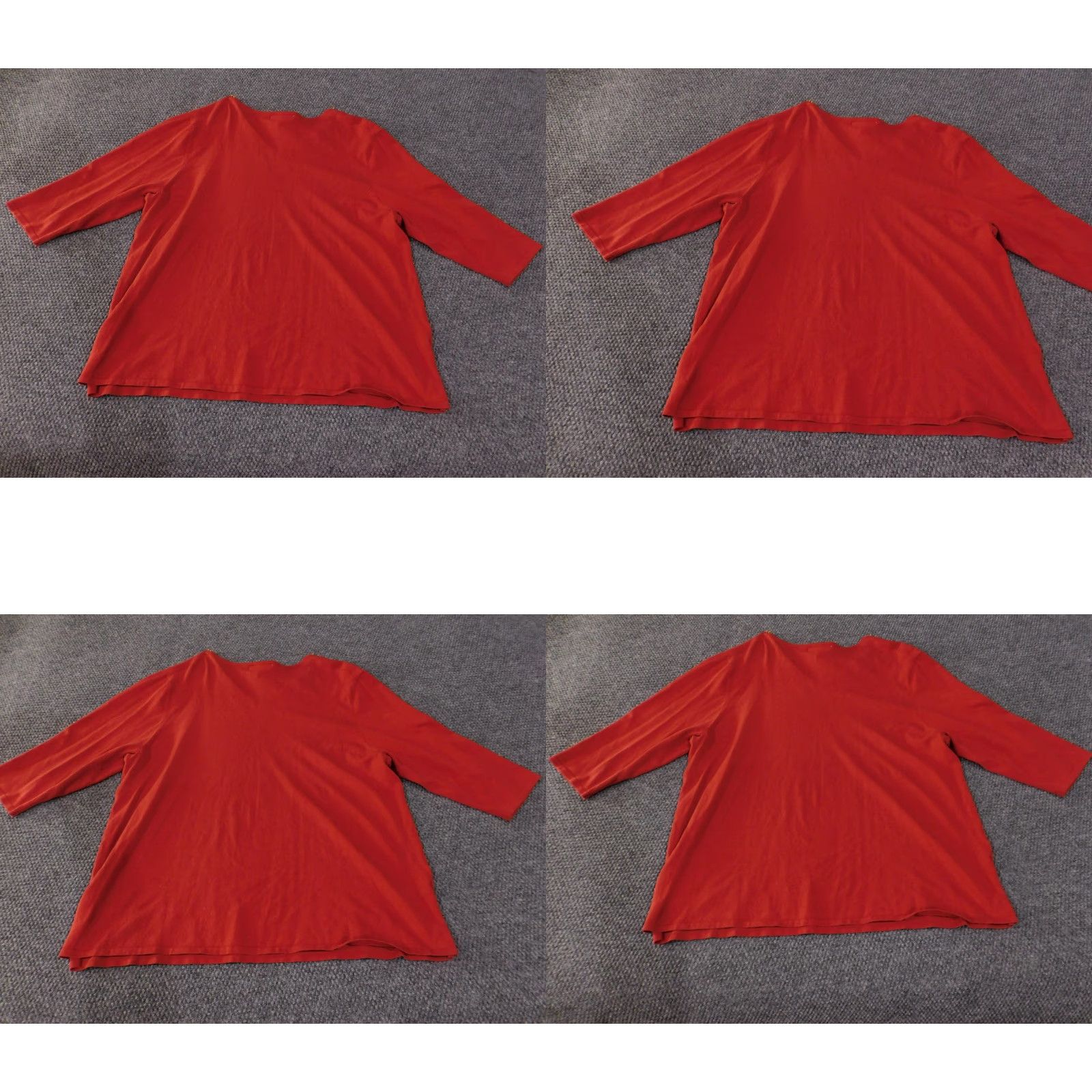 Coldwater Creek VINTAGE? No. Coldwater Creek Sweater Womens 3X Red Beaded Neck Silk Blend 3/4 Sleeve Pullover Size XXL / US 16-18 / IT 52-54 - 8 Thumbnail