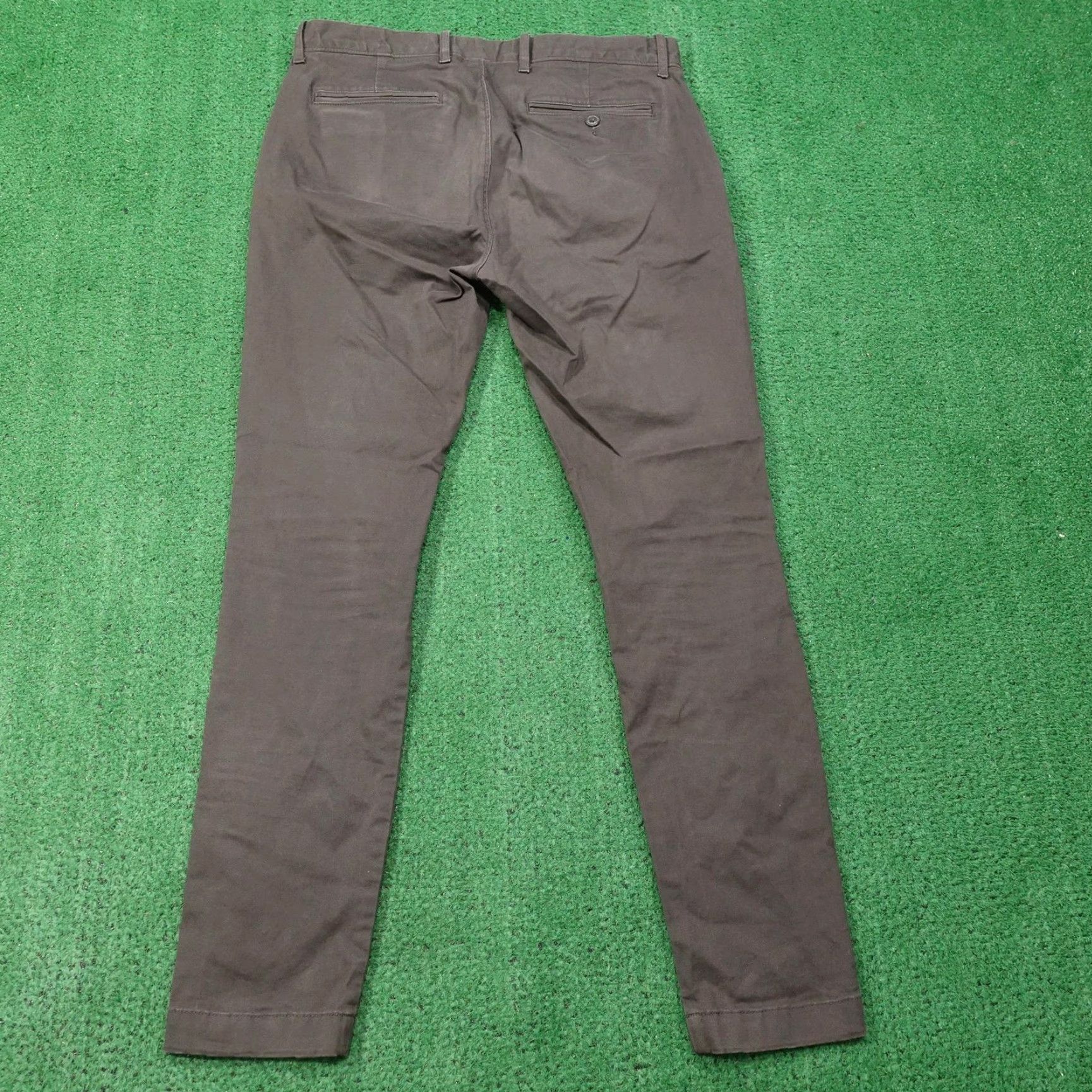 J.Crew J.CREW Pants Mens 33x34 250 Skinny Chino Cotton Spandex Pockets Flat Front Zip Button Casual Business Mens Size US 33 - 4 Thumbnail