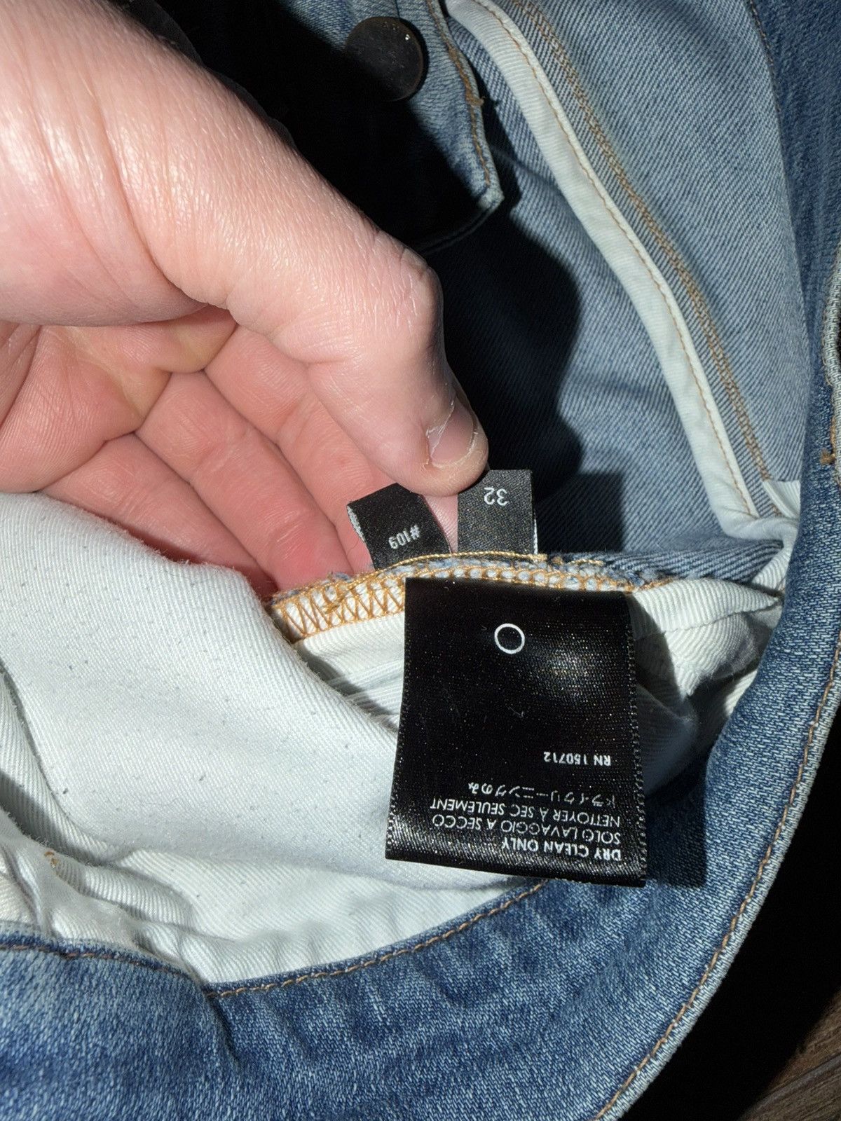 Amiri Amiri Stack Jean Blue Size US 32 / EU 48 - 5 Thumbnail