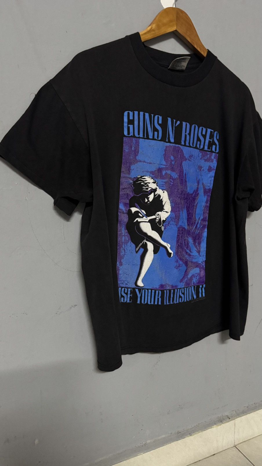 Guns N' Roses × Vintage Vintage 90s Gun N Roses illusion Size US XL / EU 56 / 4 - 2 Thumbnail