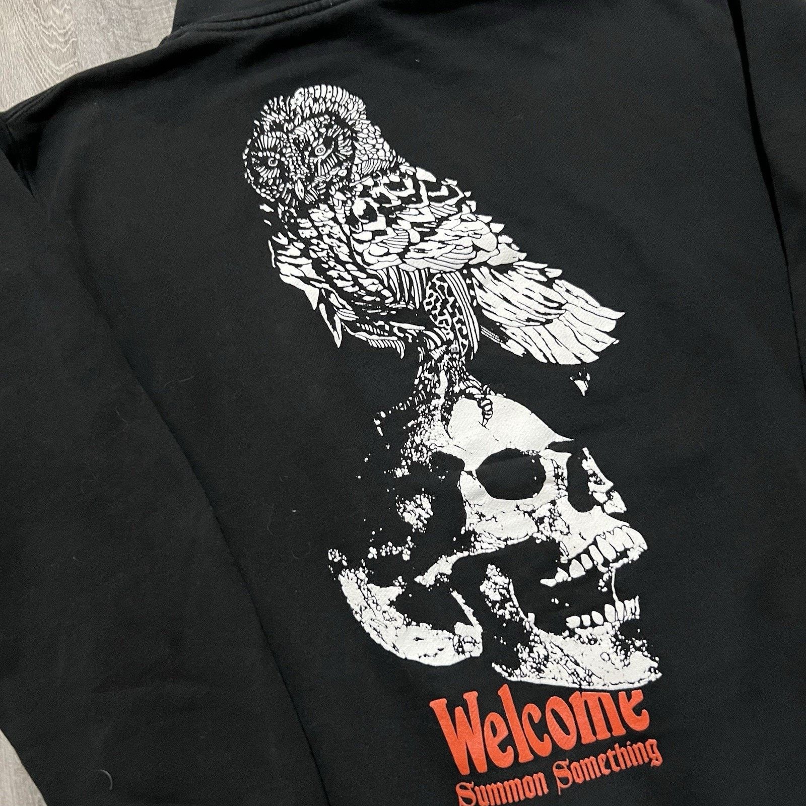 Welcome Skateboards Welcome Skateboards Summon Something Owl Skull Skater Hoodie Size US M / EU 48-50 / 2 - 4 Thumbnail