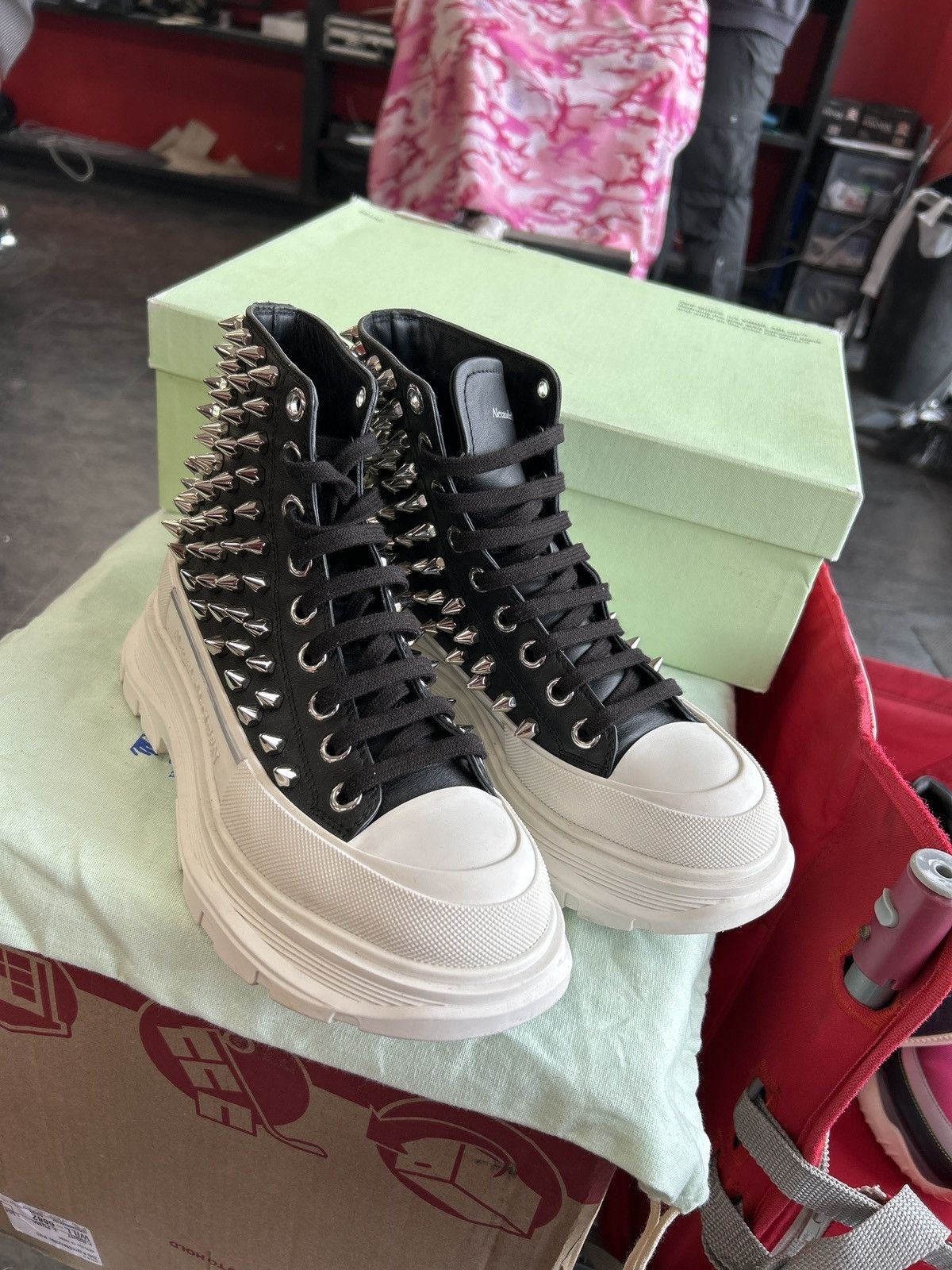 Alexander McQueen Alexander mcqueen spiked boots Size US 7.5 / IT 37.5 - 3 Thumbnail