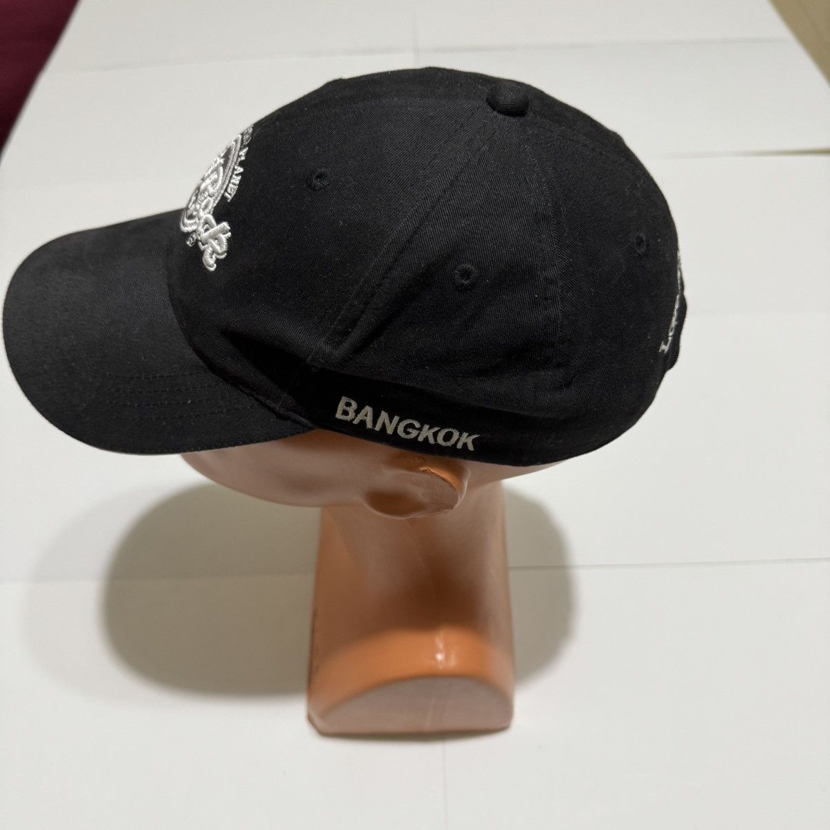 Hard Rock Cafe × Vintage Vintage Hard Rock Cafe Bangkok Snap Back Black Baseball Cap Size 40 - 4 Thumbnail