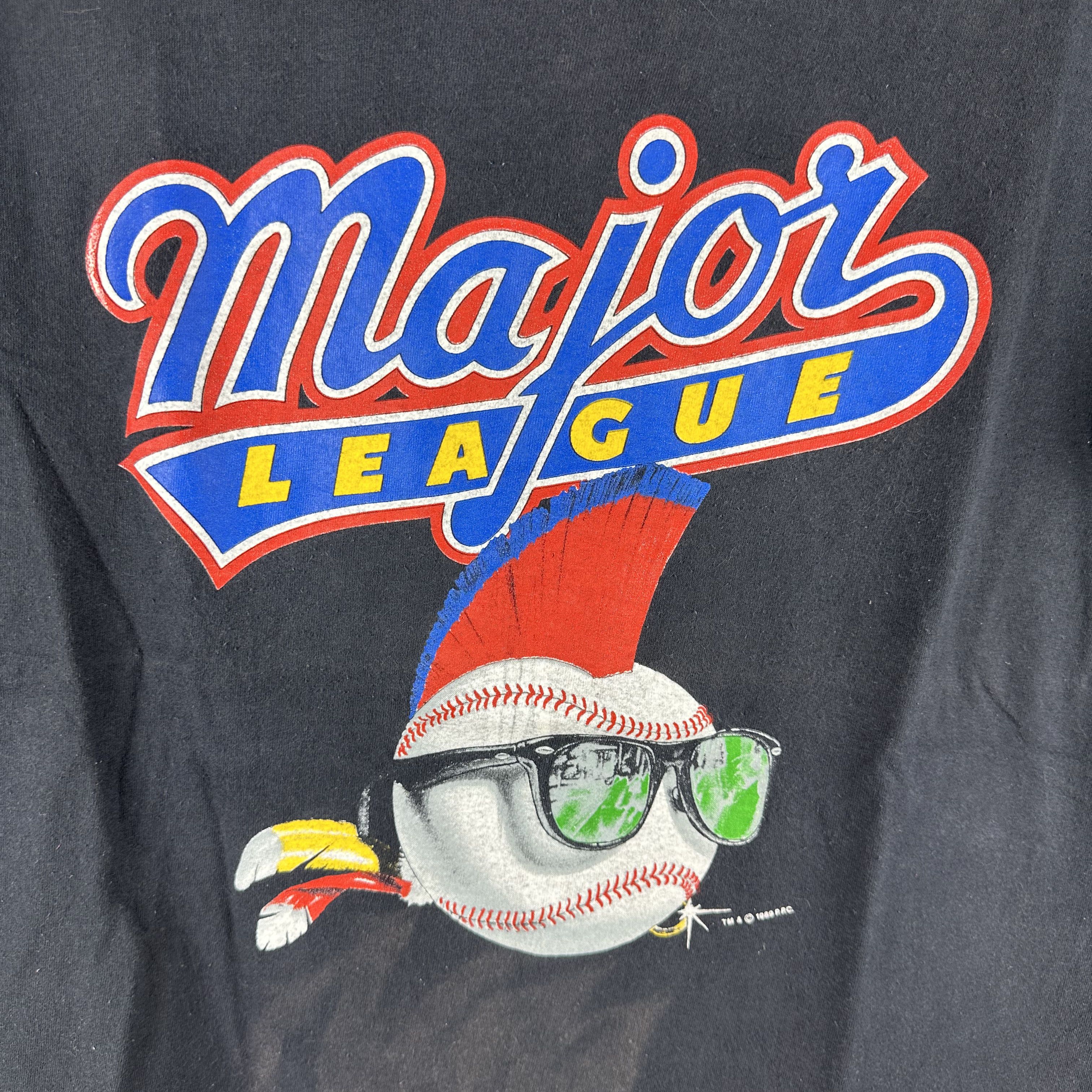 Vintage Vintage 1989 Major League Charlie Sheen Movie Promo T-Shirt Size US L / EU 52-54 / 3 - 3 Thumbnail
