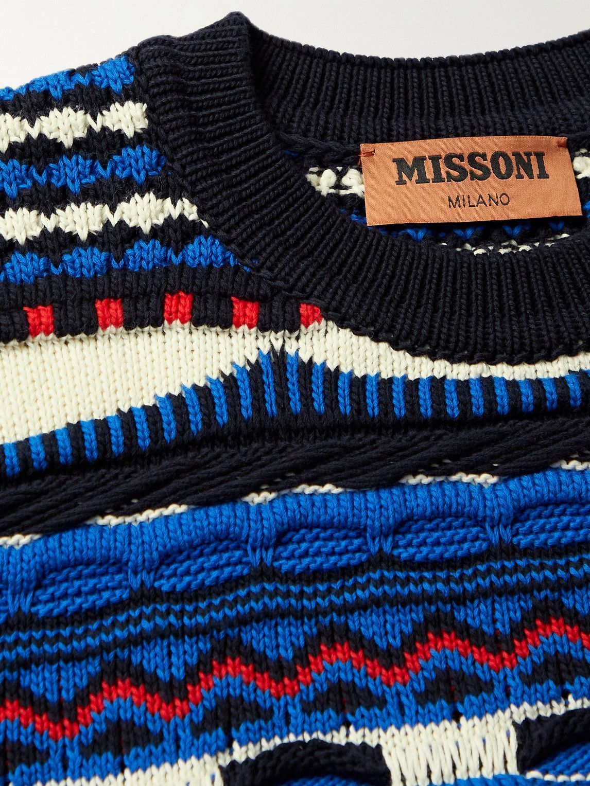 Missoni o1y0225 Crewneck Sweater in Multicolor Size US M / EU 48-50 / 2 - 2 Thumbnail