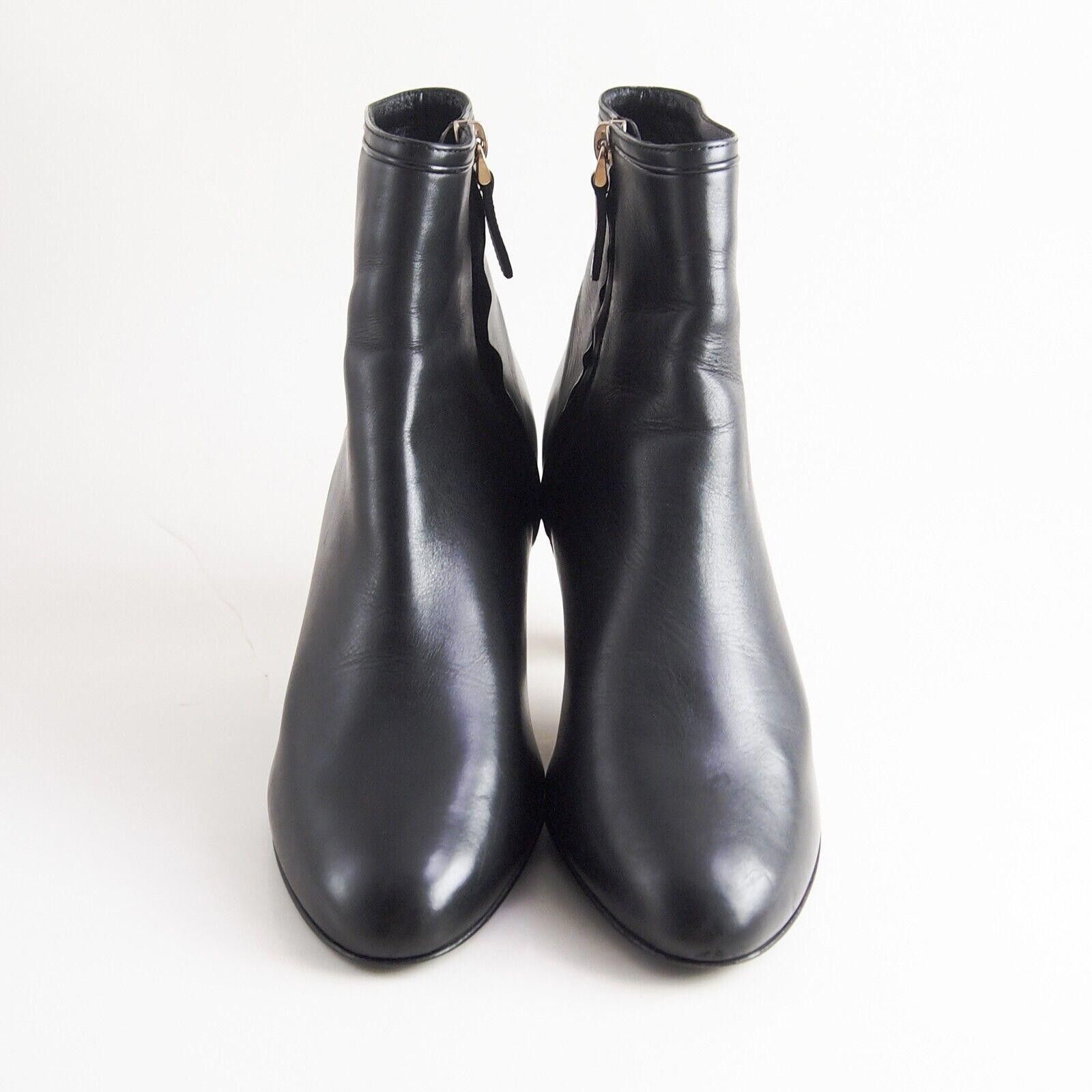Bally Bally Doris Ankle Boots Mid Heel Black Womens US 9.5 EU 40 Size US 9.5 / IT 39.5 - 3 Thumbnail